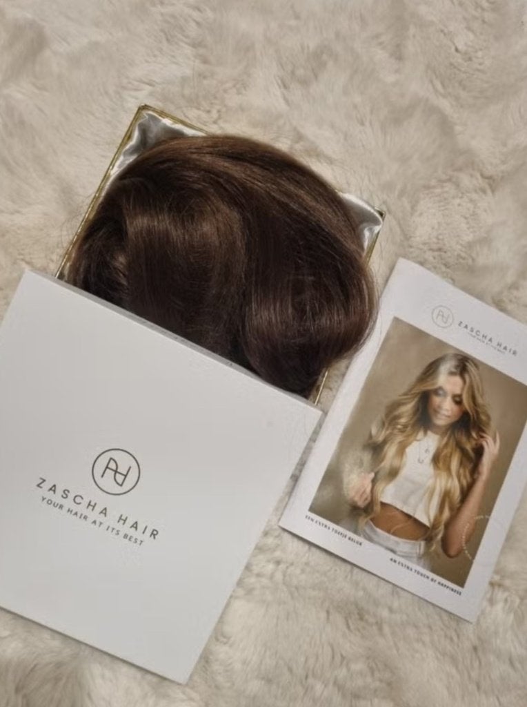 Hair extensions, Ophalen of Verzenden, Zo goed als nieuw, Pruik of Haarverlenging