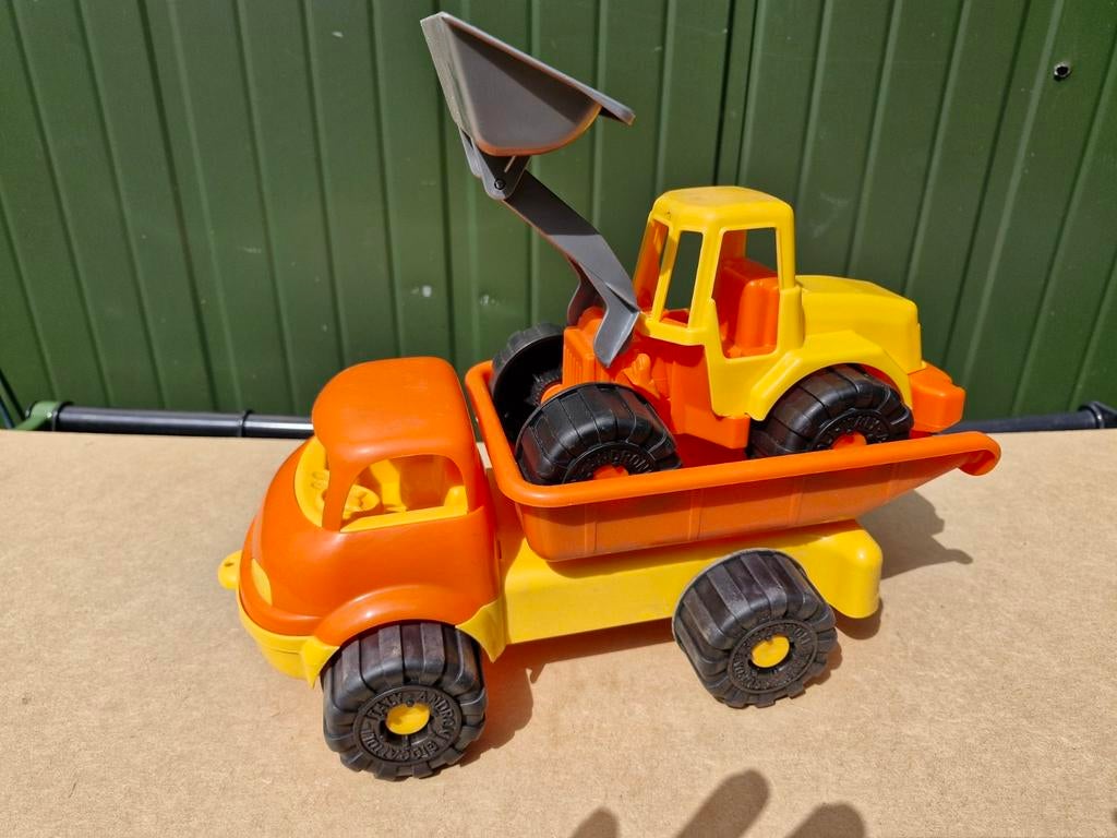 Vrachtwagen met shovel, Kinderen en Baby's, Speelgoed | Speelgoedvoertuigen, Ophalen of Verzenden