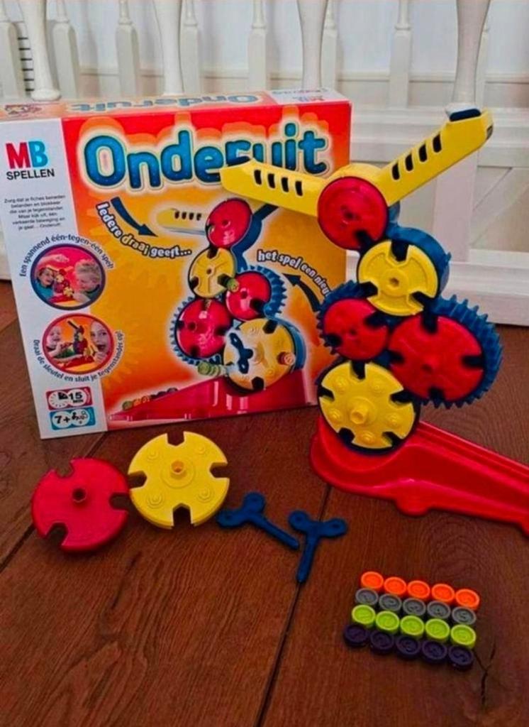 Onderuit!- MB- uit 2007- compleet / netjes- Ook Verzenden, Hobby en Vrije tijd, Gezelschapsspellen | Overige, Ophalen