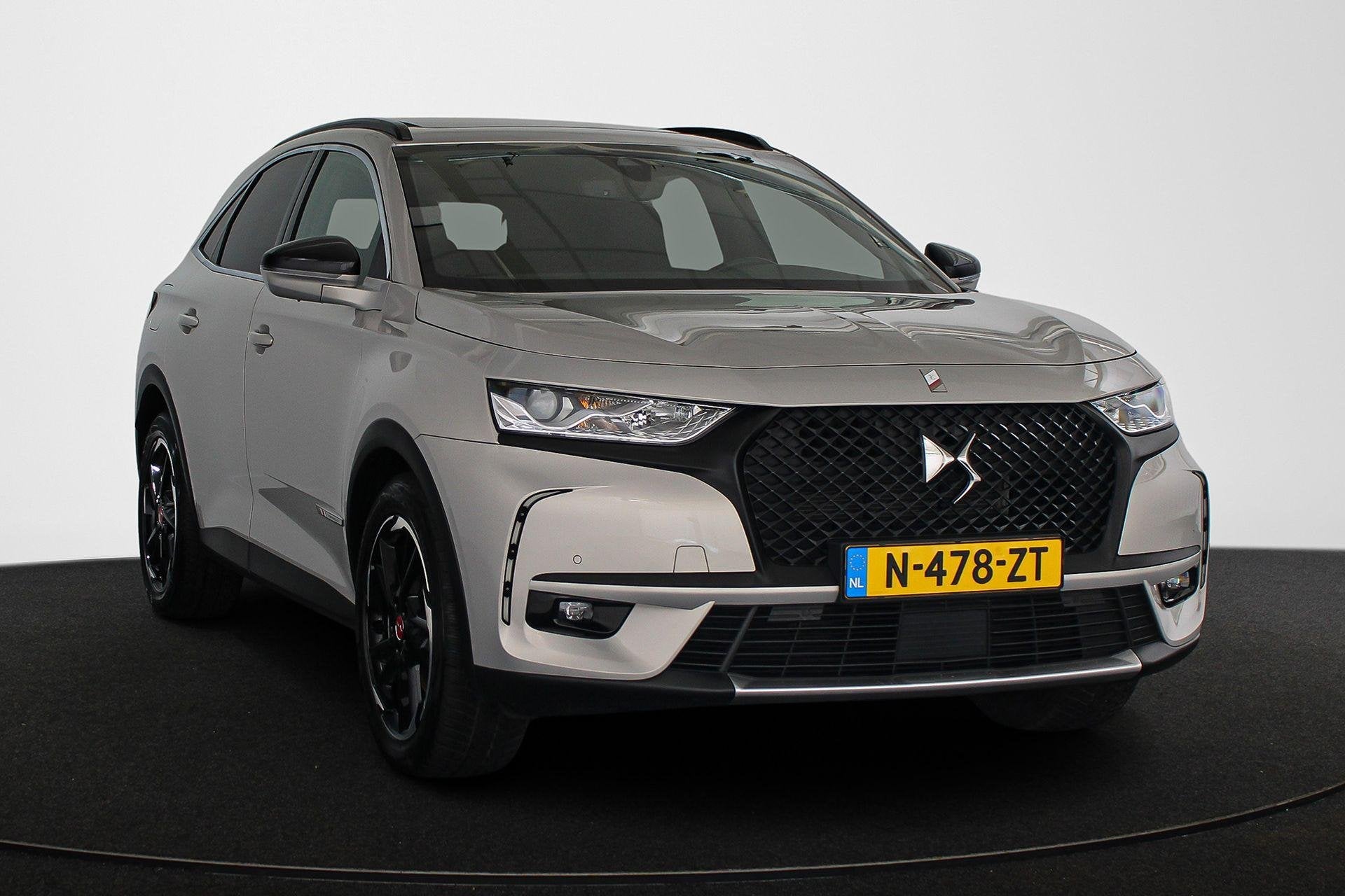 DS 7 Crossback E-Tense Performance Line Panoramadak Stoelver, Auto's, DS, Euro 6, 4 cilinders, Hybride Elektrisch/Benzine, 71 km/l