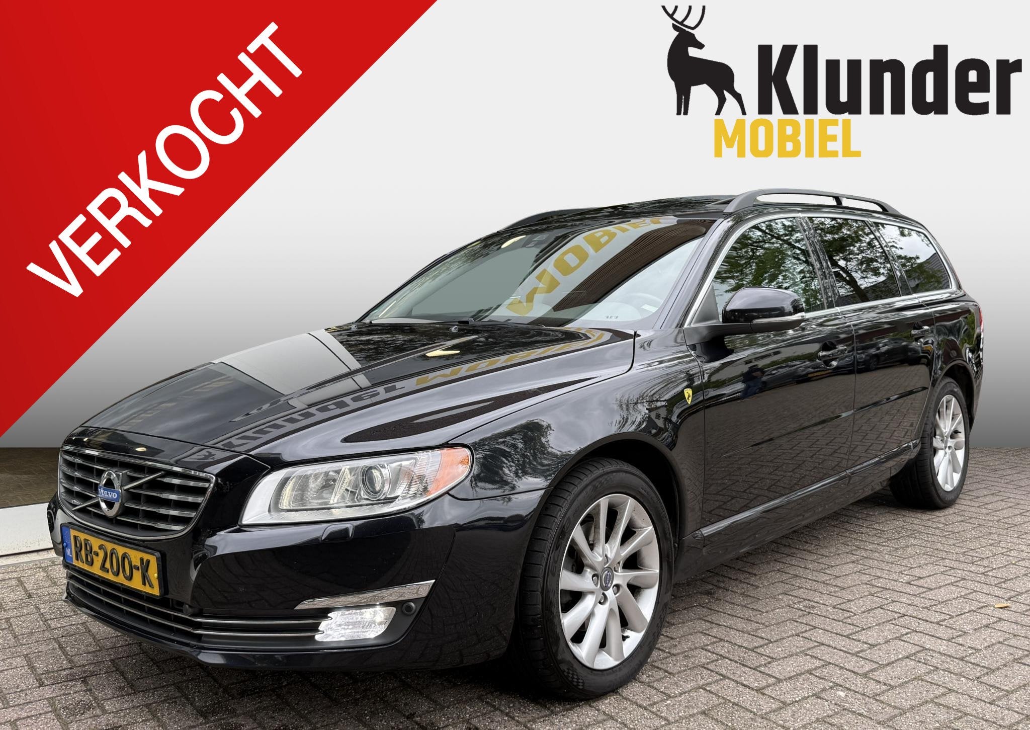 Volvo V70 2.0 D4 Nordic+ Aut. |Schuifdak|Trekhaak|PDC v+a|, Auto's, Stof, Euro 6, 4 cilinders, Zwart