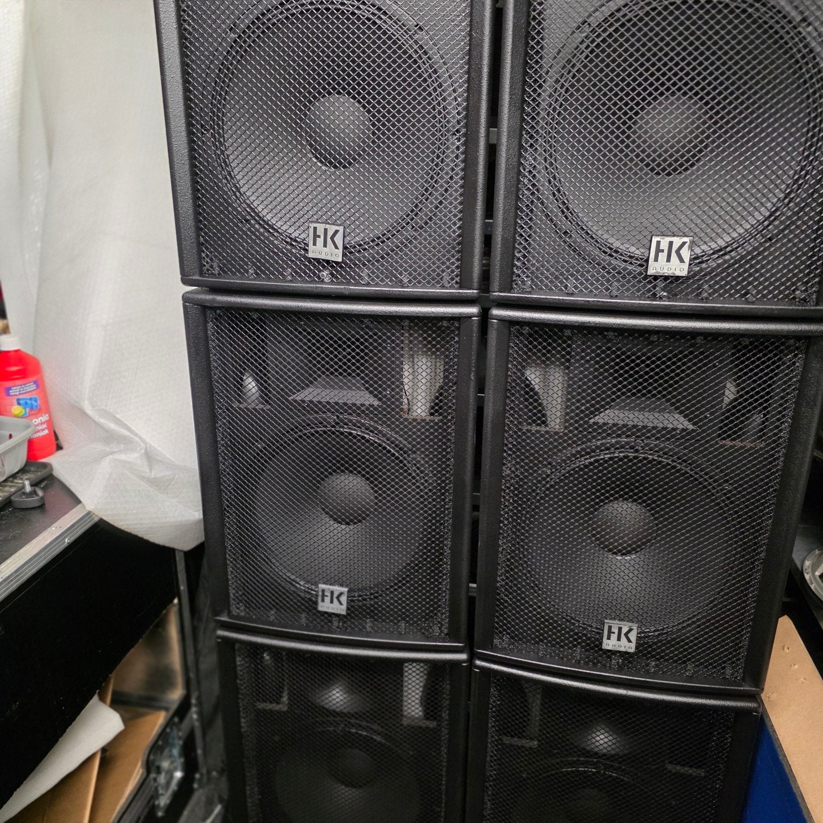 HK PREMIUM PRO 15 speakers 400 watt rms 6x, Audio, Tv en Foto, Ophalen, Overige typen, Overige merken