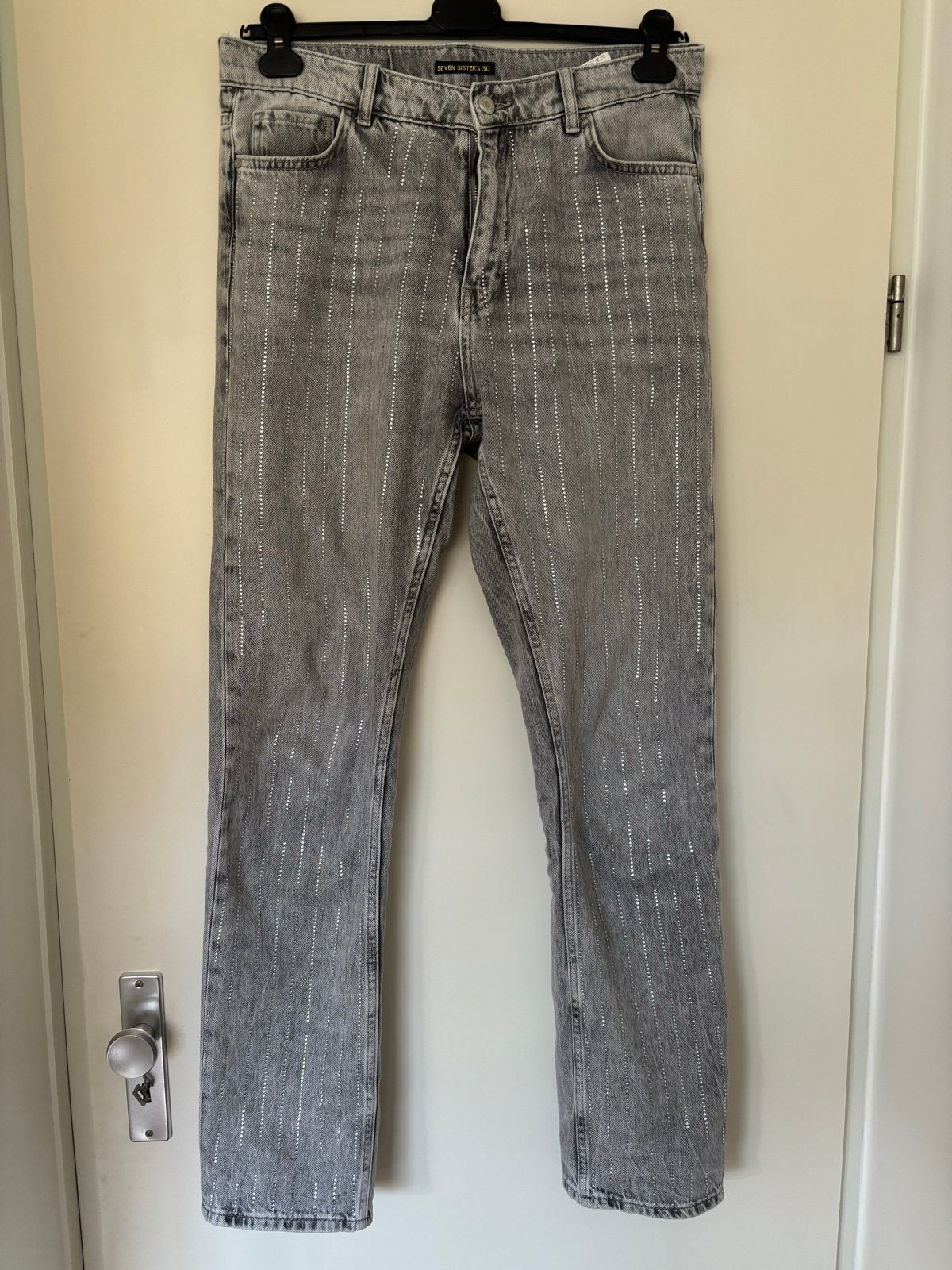 Seven Sisters Jeans met Glitter Strepen - Maat W30, Kleding | Dames, Spijkerbroeken en Jeans, Ophalen of Verzenden, Zo goed als nieuw