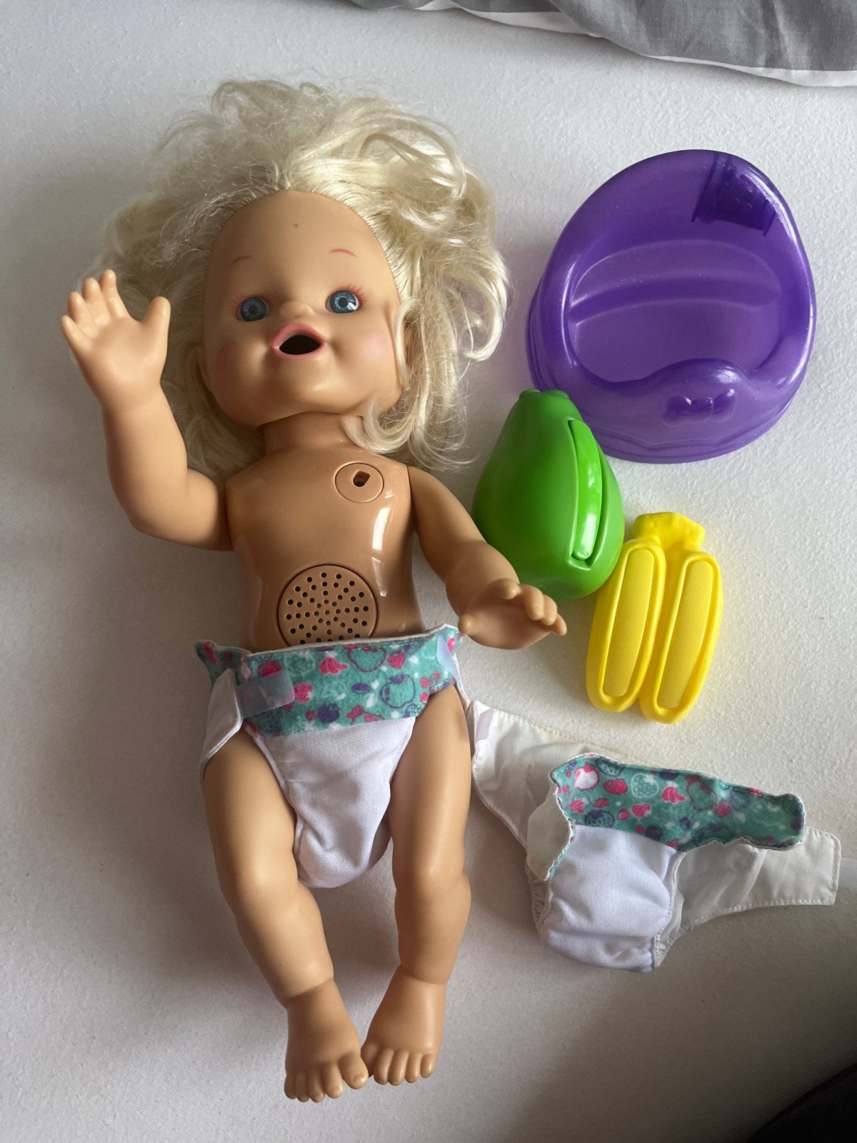 VTech Little Love Zoe Interactieve Pop met Accessoires, Ophalen of Verzenden, Gebruikt, Babypop