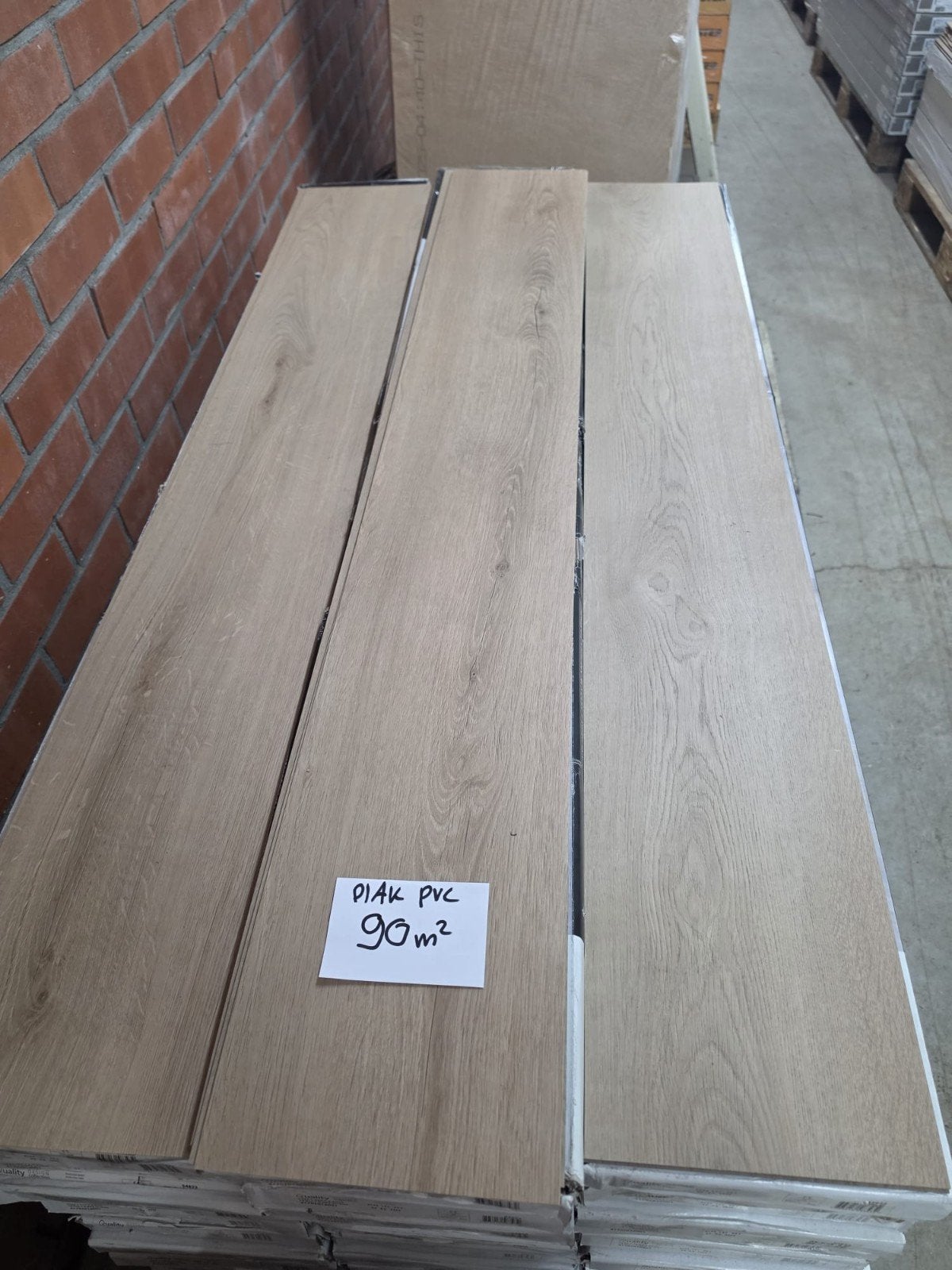 Plak pvc Hebeta 90m2, Ophalen, Nieuw