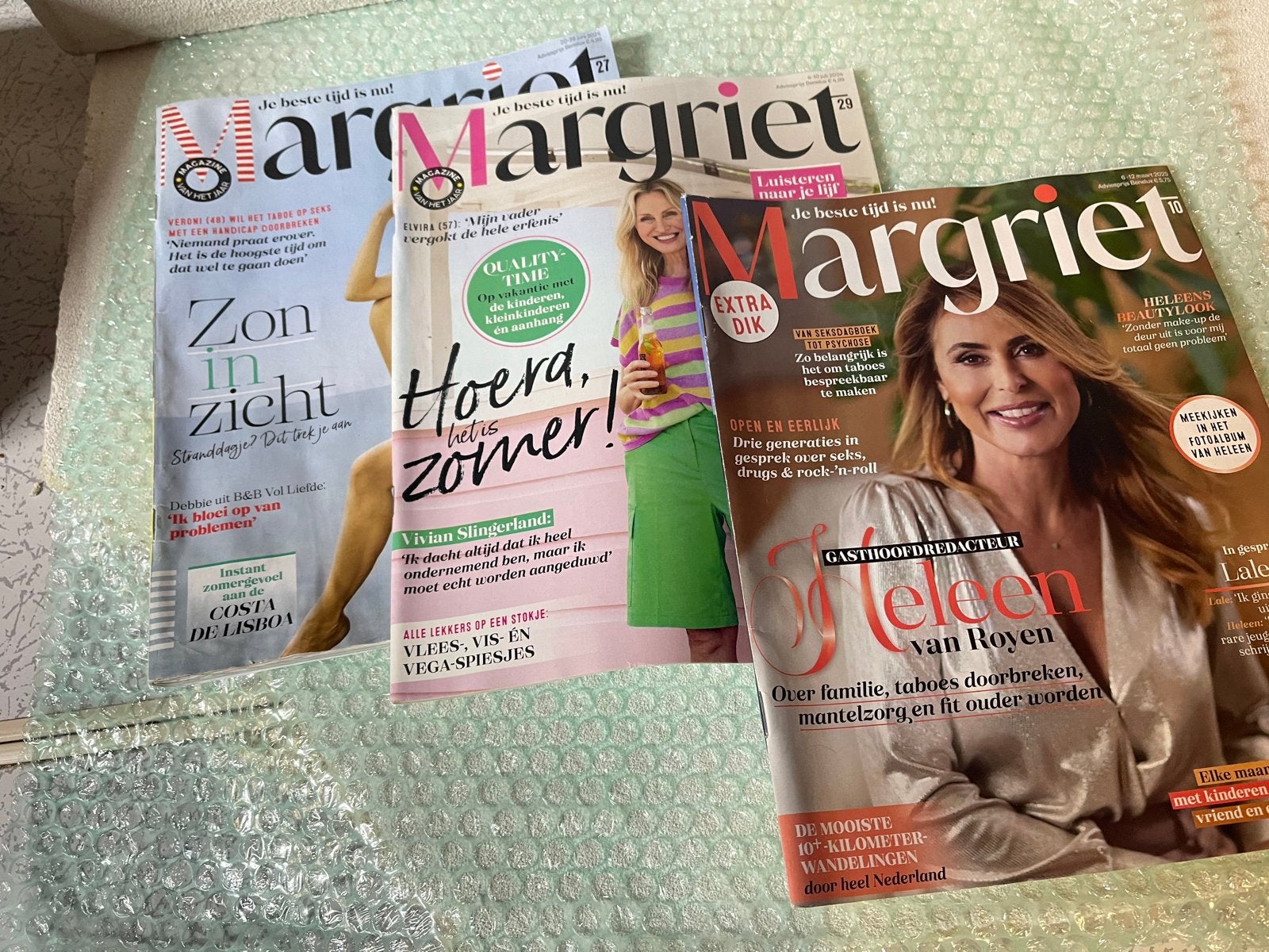 Margriet tijdschriften - Diverse edities, Ophalen of Verzenden, Gelezen, Damesbladen