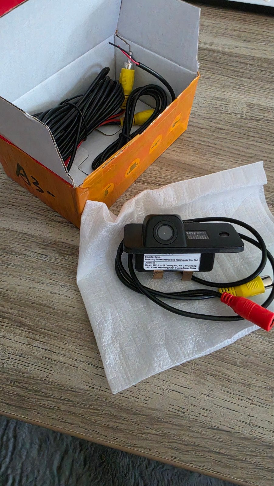 Nieuwe kofferbak camera - Achteruitrijcamera, Ophalen