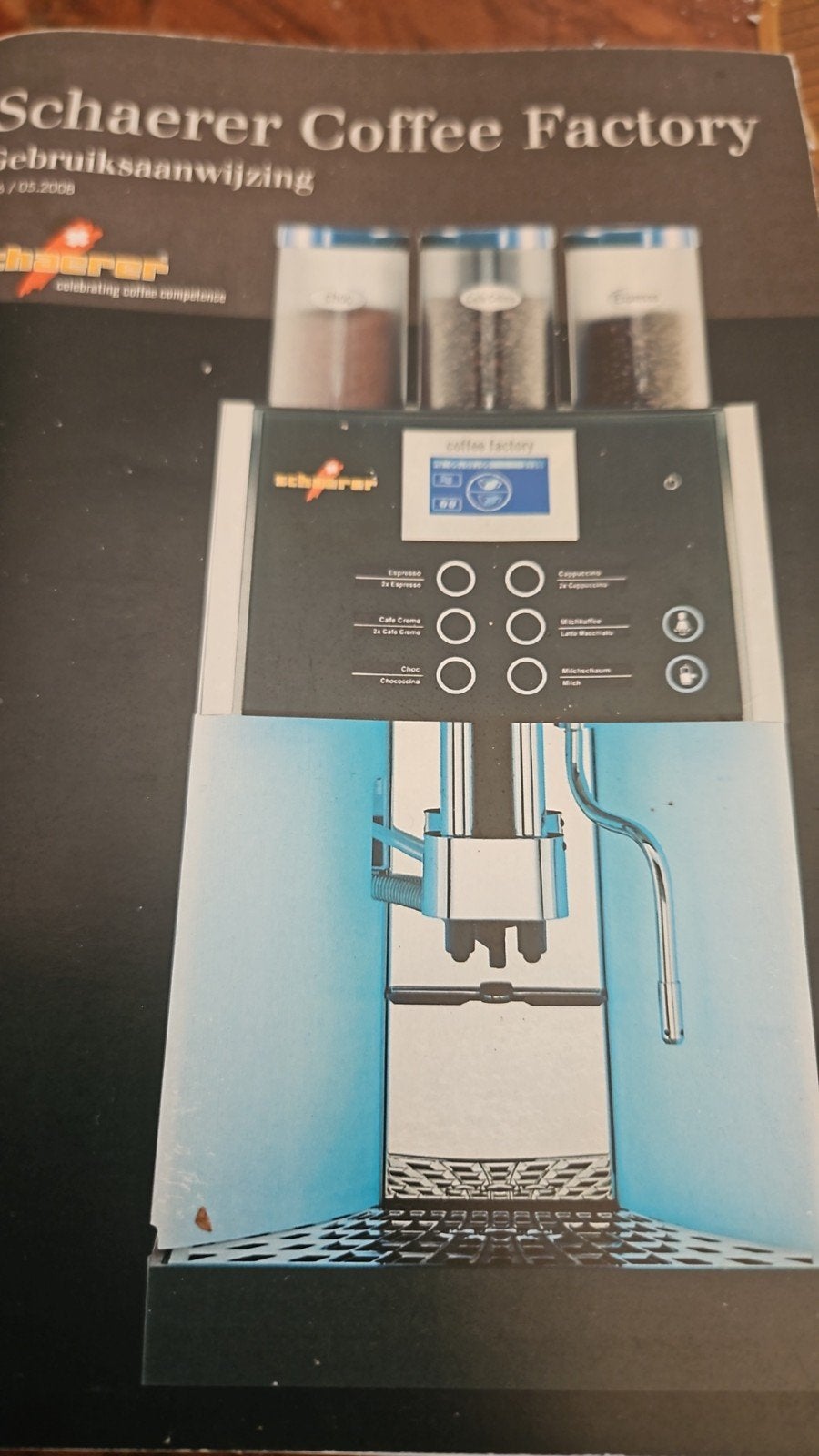 Schaerer Coffee Factory Koffiemachine, Ophalen, Gebruikt, 10 kopjes of meer, Koffiemachine