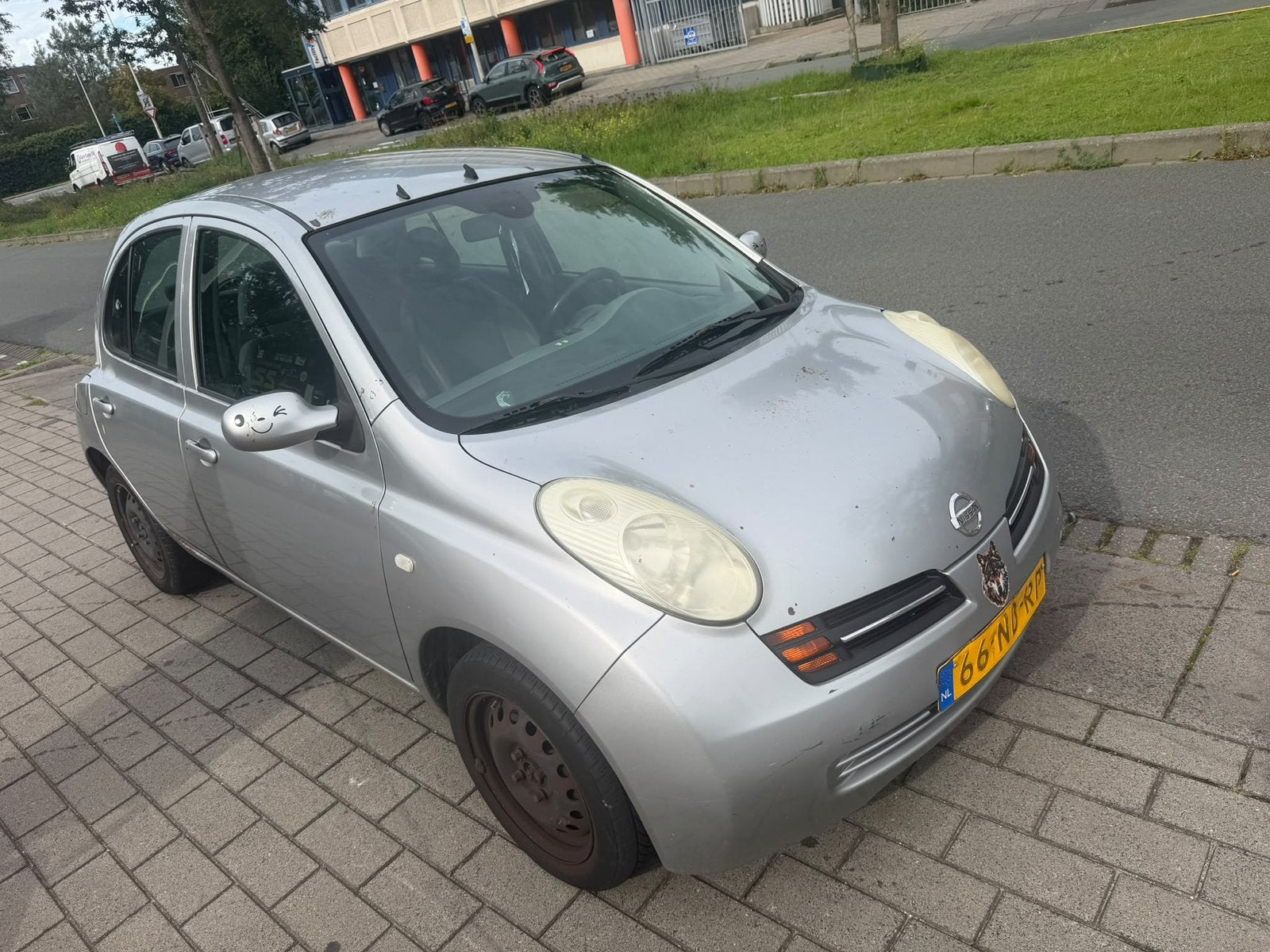 Nissan Micra 1.4 5DR AUT 2003 AIRCO EXPORT ONLY, Auto's, 40 €/maand, Zwart, 4 cilinders, 965 kg