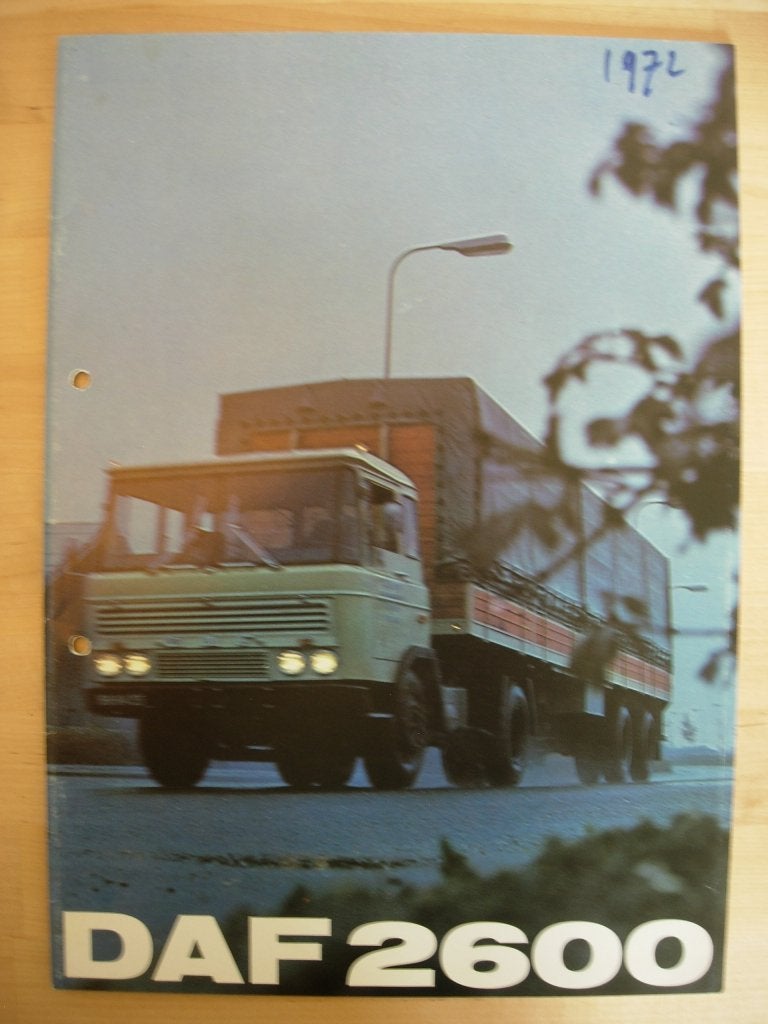 DAF 2600 Brochure 1970 – F2600, Ophalen of Verzenden, Zo goed als nieuw, Overige merken, DAF