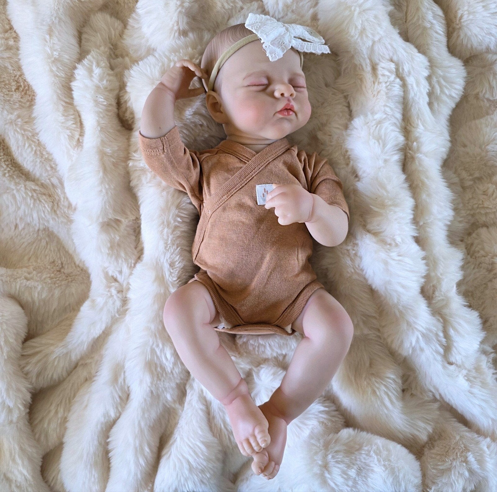 Reborn baby pop Nora - 50 cm - Full body Vinyl, Dongyue Toys., Nieuw, Levensecht of Reborn, No. 18, Lane 4, Zhangzhuang New Village, Wendi West Road, Qiaocheng District, 236800, Bozhou City, Anhui Province, China.