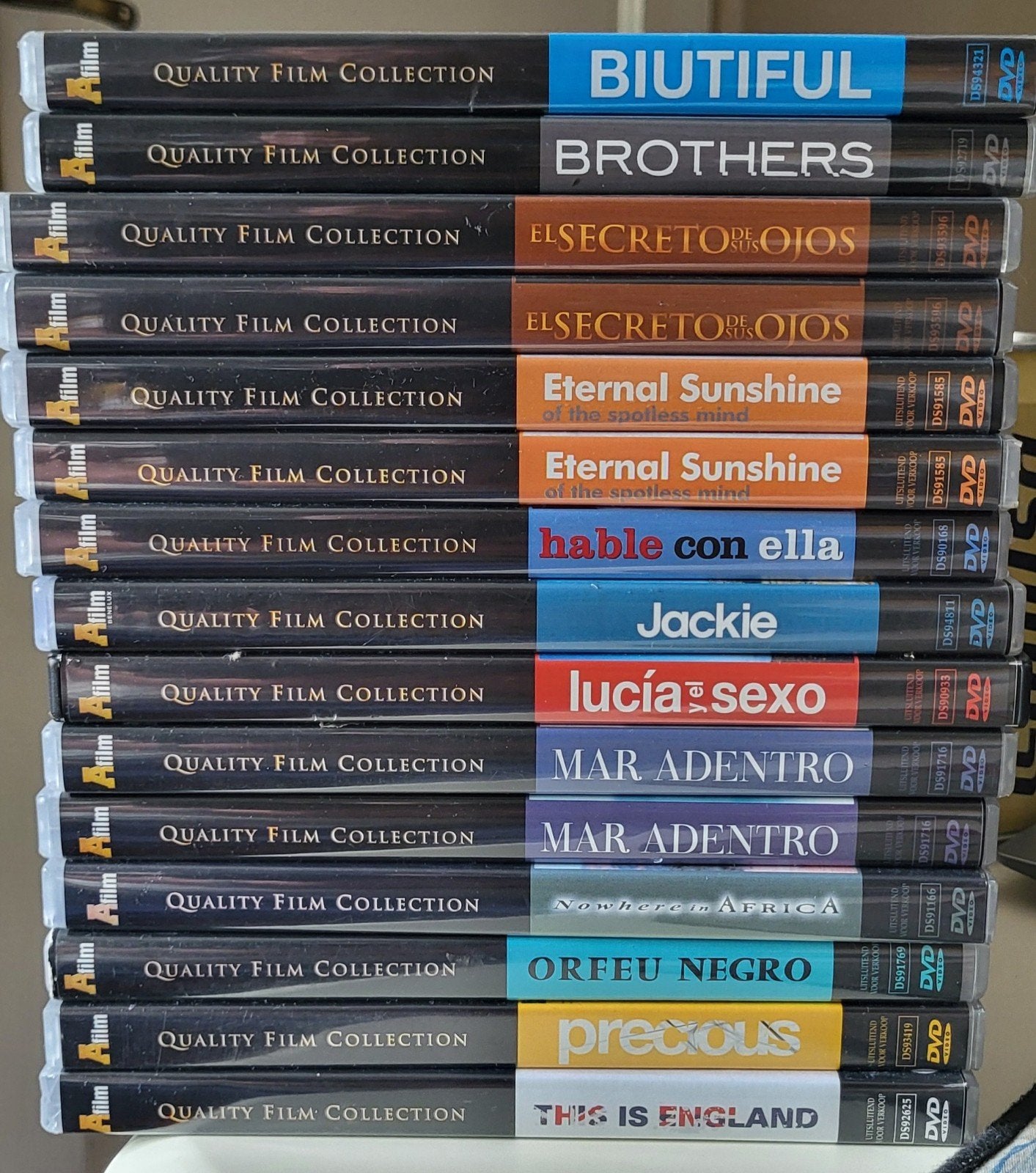 Quality Film Collectie - 15 DVD's (o.a. Biutiful, Brothers), Ophalen, Zo goed als nieuw