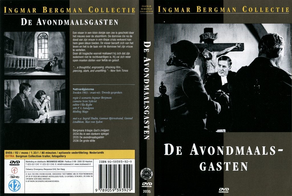 Ingmar Bergman - De Avondmaalsgasten DVD, Cd's en Dvd's, Scandinavië, Drama, Alle leeftijden, Nederlands