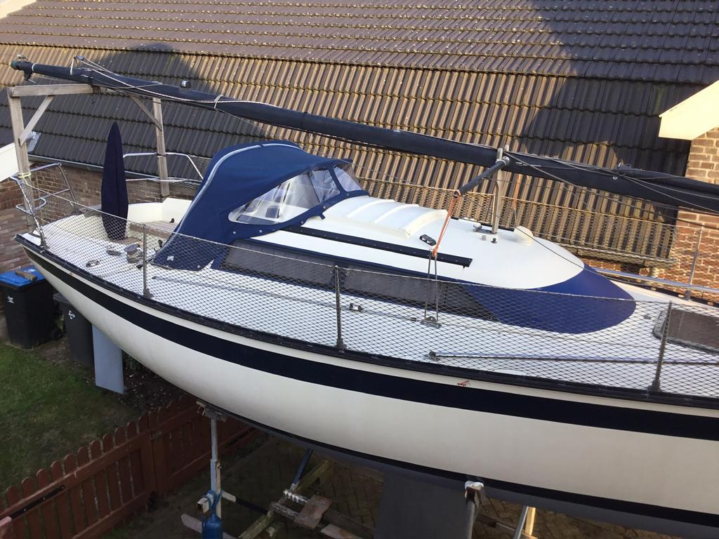 Kajuit zeilboot Friendship 26, Watersport en Boten, Ophalen of Verzenden, Zo goed als nieuw, Polyester, Benzine