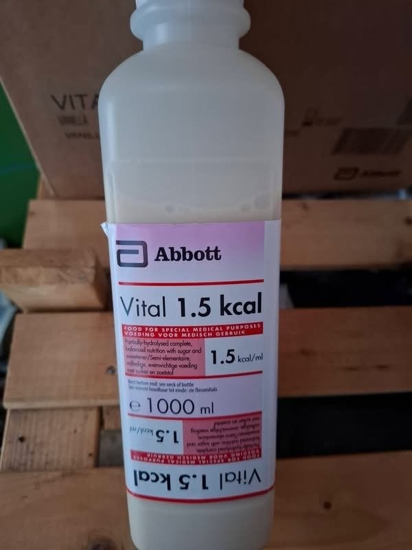 9 flessen voeding vital van Abott, Ophalen