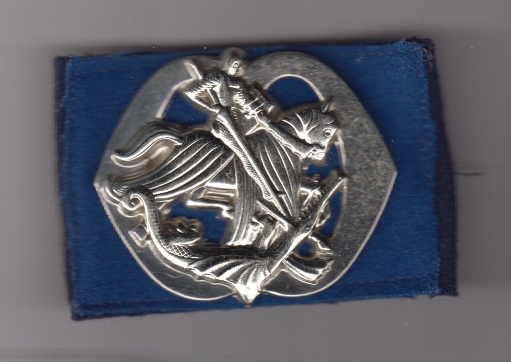 baretembleem Huzaren van Boreel, Verzamelen, Ophalen of Verzenden, Landmacht, Nederland, Embleem of Badge