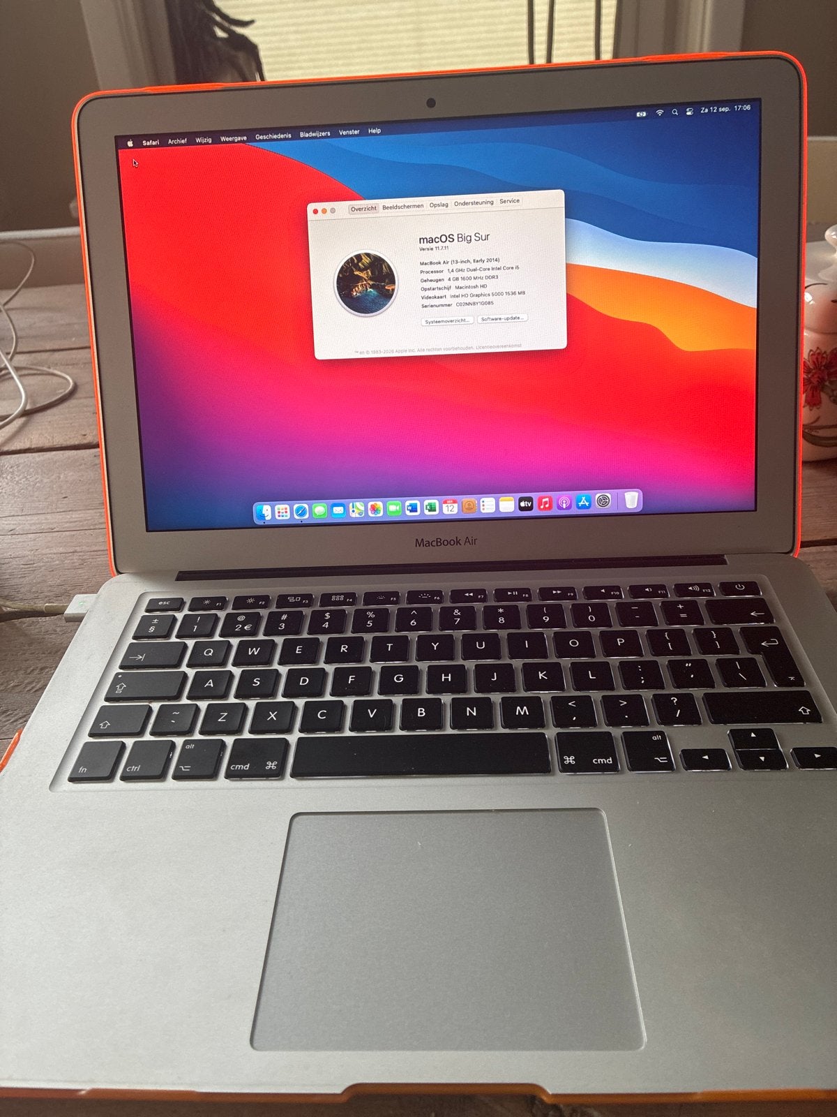 MacBook Air 13-inch (Early 2014) - 4GB RAM, 1.4 GHz i5, Computers en Software, Gebruikt, Qwerty, 13 inch, Minder dan 2 Ghz