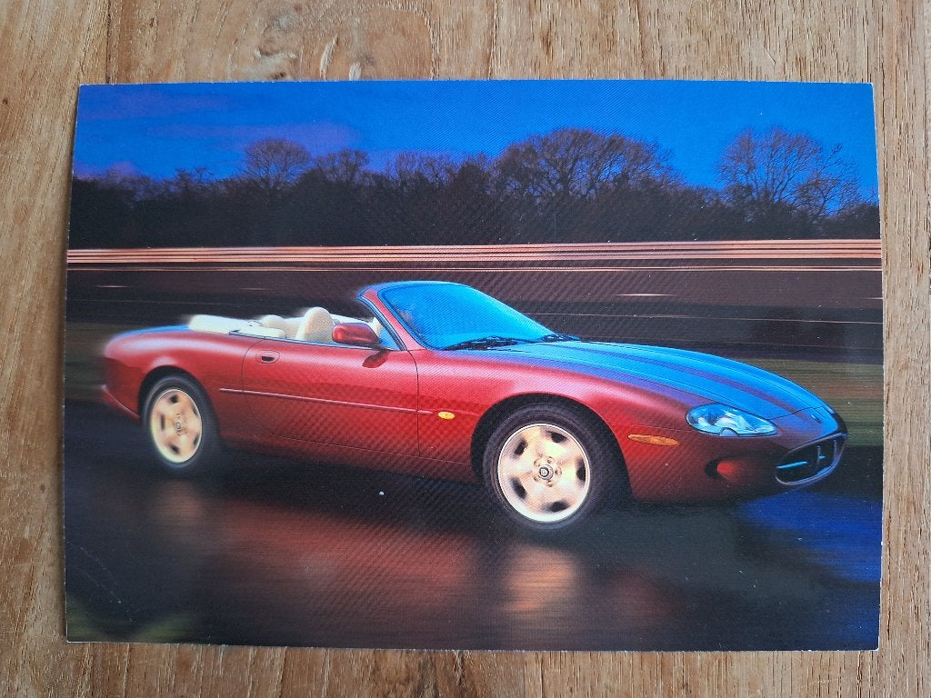persfoto Jaguar XK8 Convertible 16x11 cm april 1996, Ophalen of Verzenden, Zo goed als nieuw, Overige merken, Jaguar