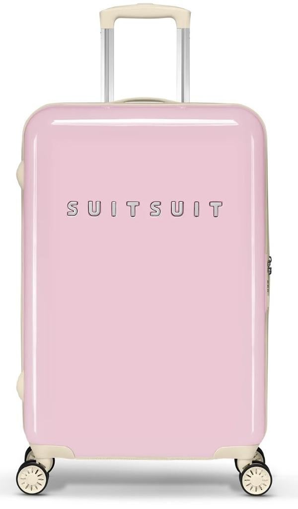 ✅ SUITSUIT Fabulous Fifties Pink Dust koffer 66 cm - NIEUW, Hard kunststof, Nieuw, Ophalen of Verzenden, Wieltjes