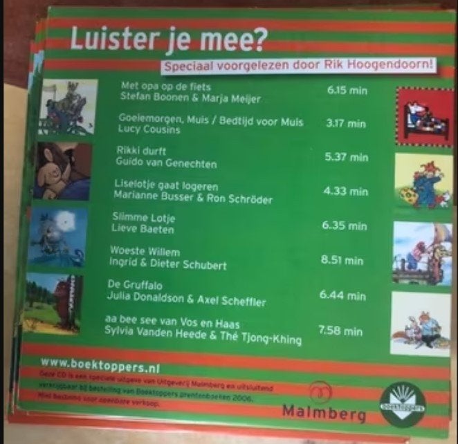 De gruffalo luister je mee luister cd Q1, Ophalen of Verzenden, Cd