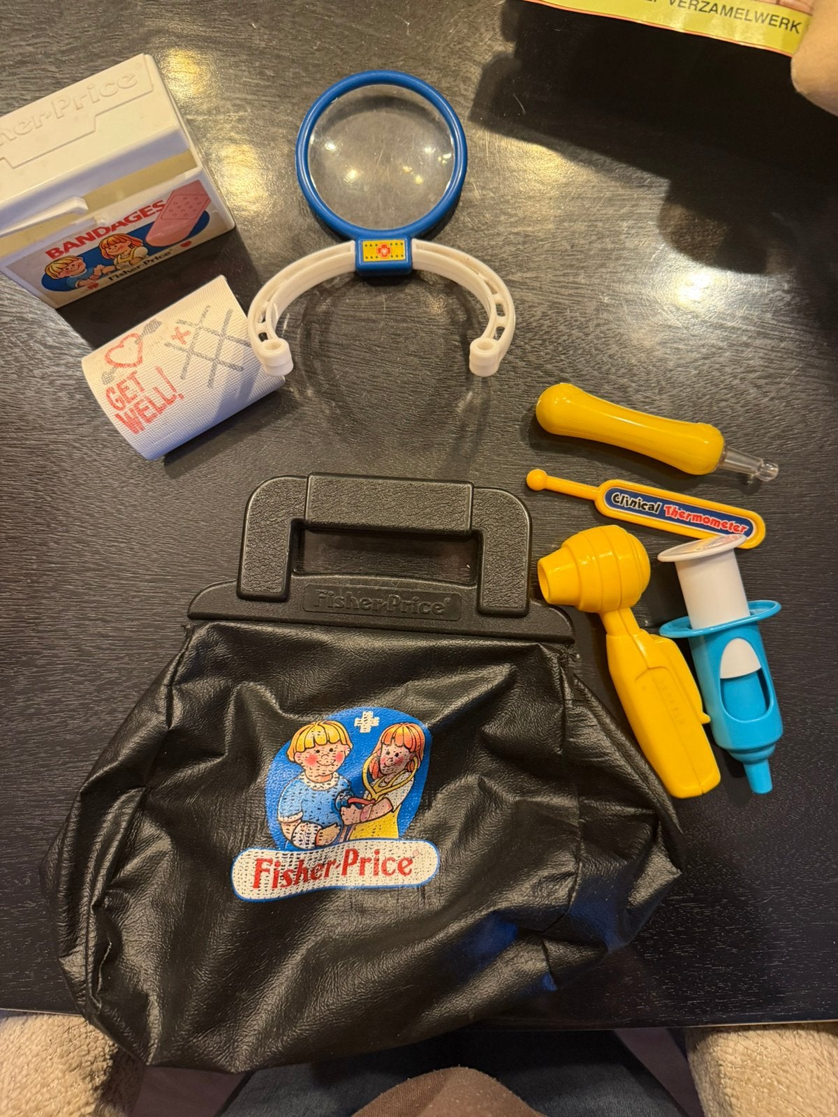 vintage dokters set fisher price, Ophalen, Zo goed als nieuw, Speelset