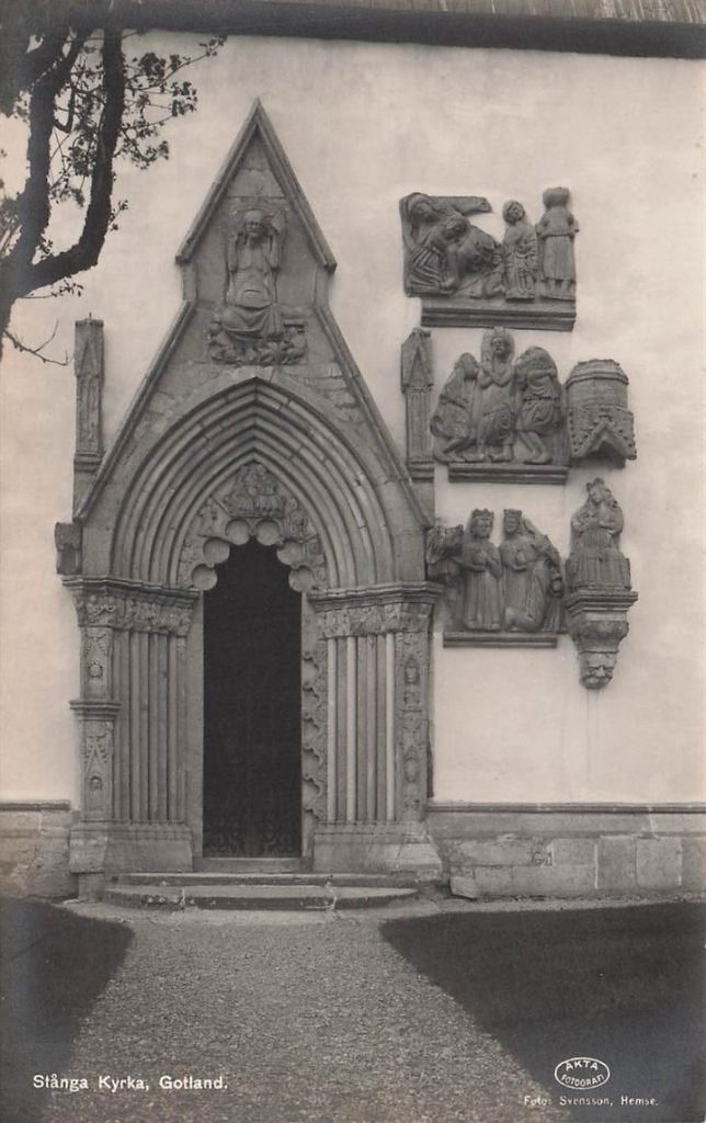 702-438-061 Stanga Kyrka Gotland, Ophalen of Verzenden, Voor 1920, Overig Europa