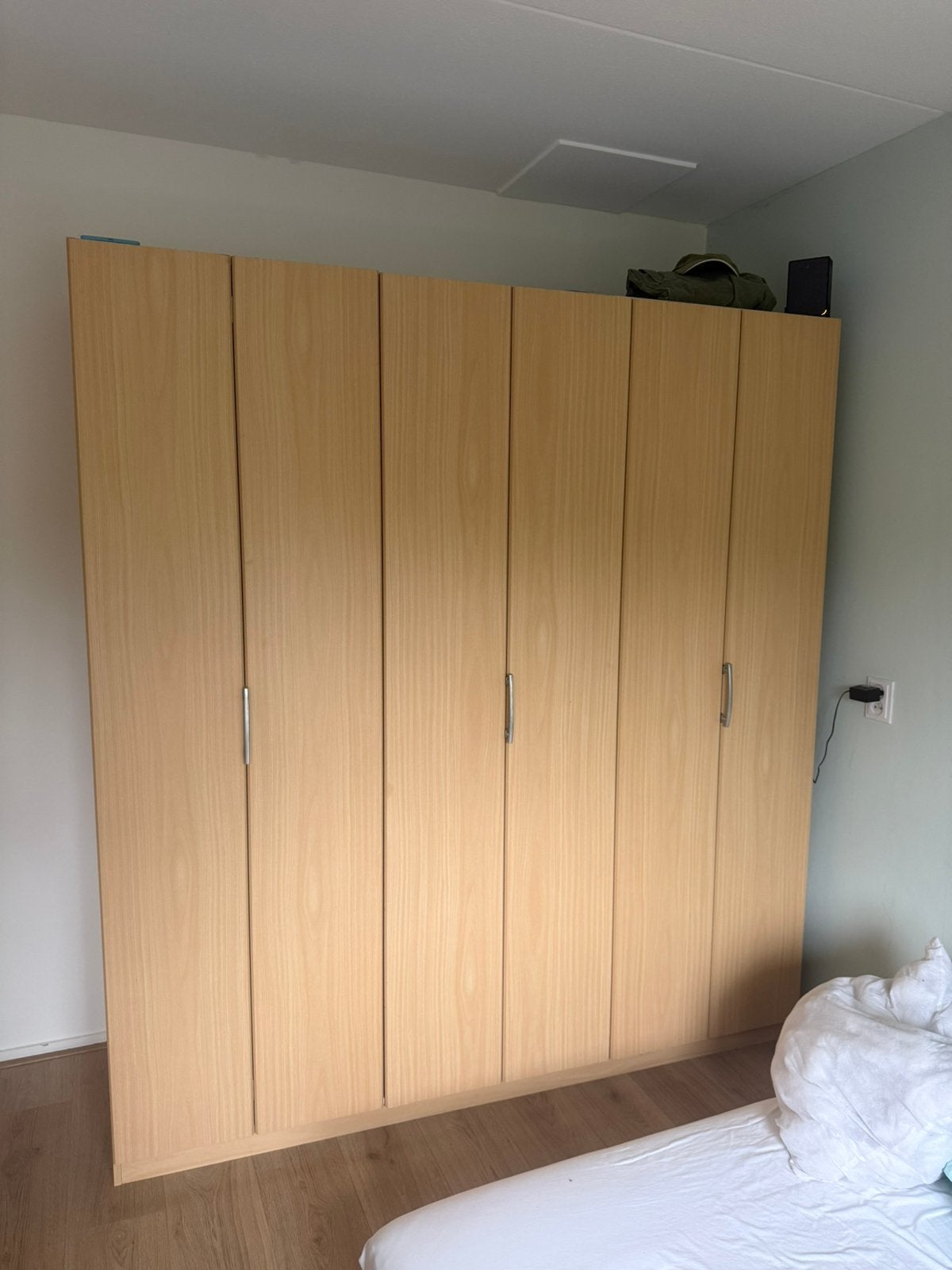 Kast eiken fineer kledingkast, Huis en Inrichting, Zo goed als nieuw, Minder dan 100 cm, 50 tot 75 cm, 50 tot 100 cm