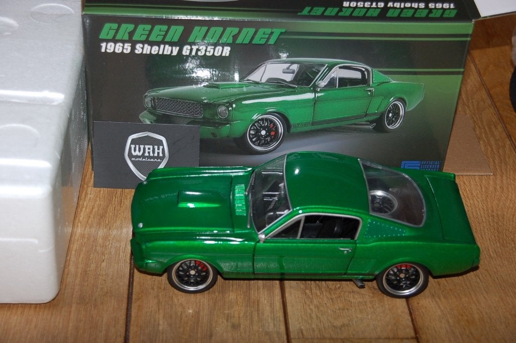 1:18 FORD MUSTANG GT350 GREEN HORNET GMP WRH, Verzenden, Zo goed als nieuw, Auto, Overige merken