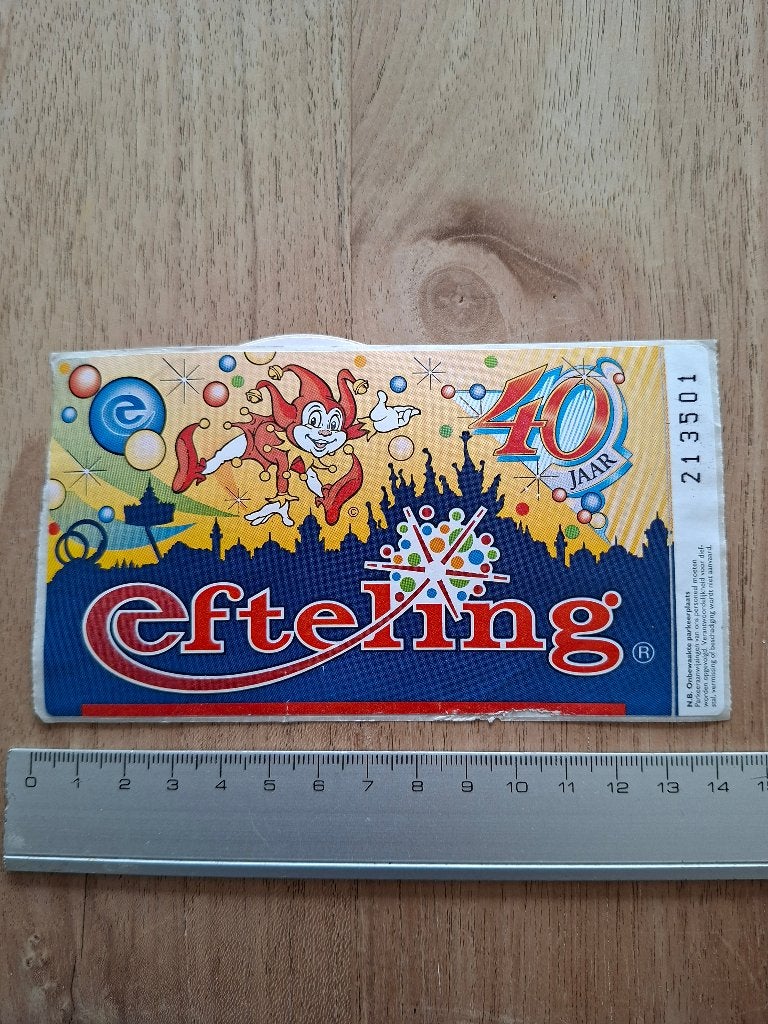 Sticker Efteling, Ophalen of Verzenden, Zo goed als nieuw, Bedrijf of Vereniging