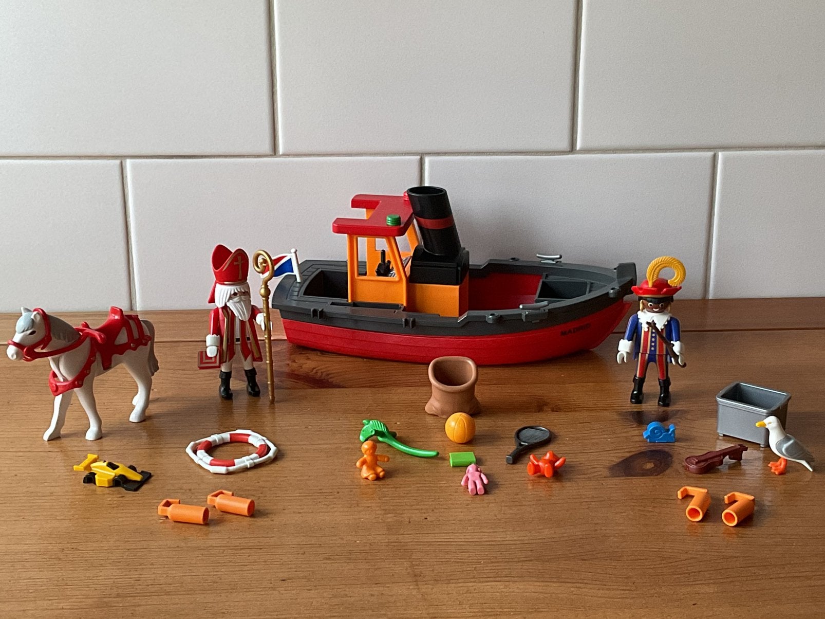 Foto 9 van PLAYMOBIL STOOMBOOT VAN SINT EN PIET 🎁 🎁 SUPERSET !!