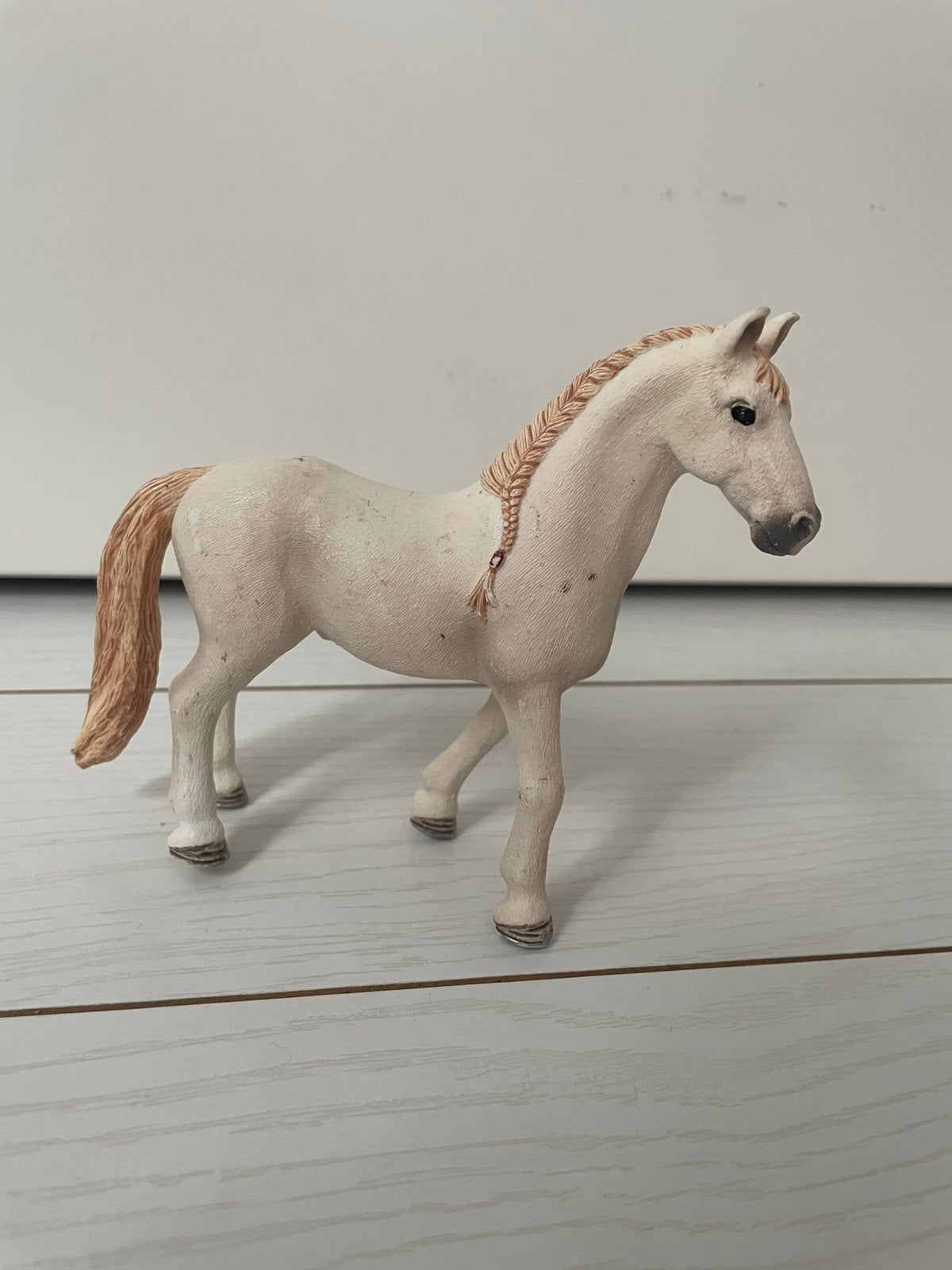 Wit Schleich paard (merrie), Ophalen of Verzenden, Zo goed als nieuw, Paard, Beeldje of Figuurtje
