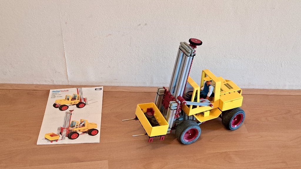 Fischer Technik Heftruck - 30469 - Gabelstapler, Kinderen en Baby's, Speelgoed | Educatief en Creatief, Ophalen of Verzenden, Gebruikt