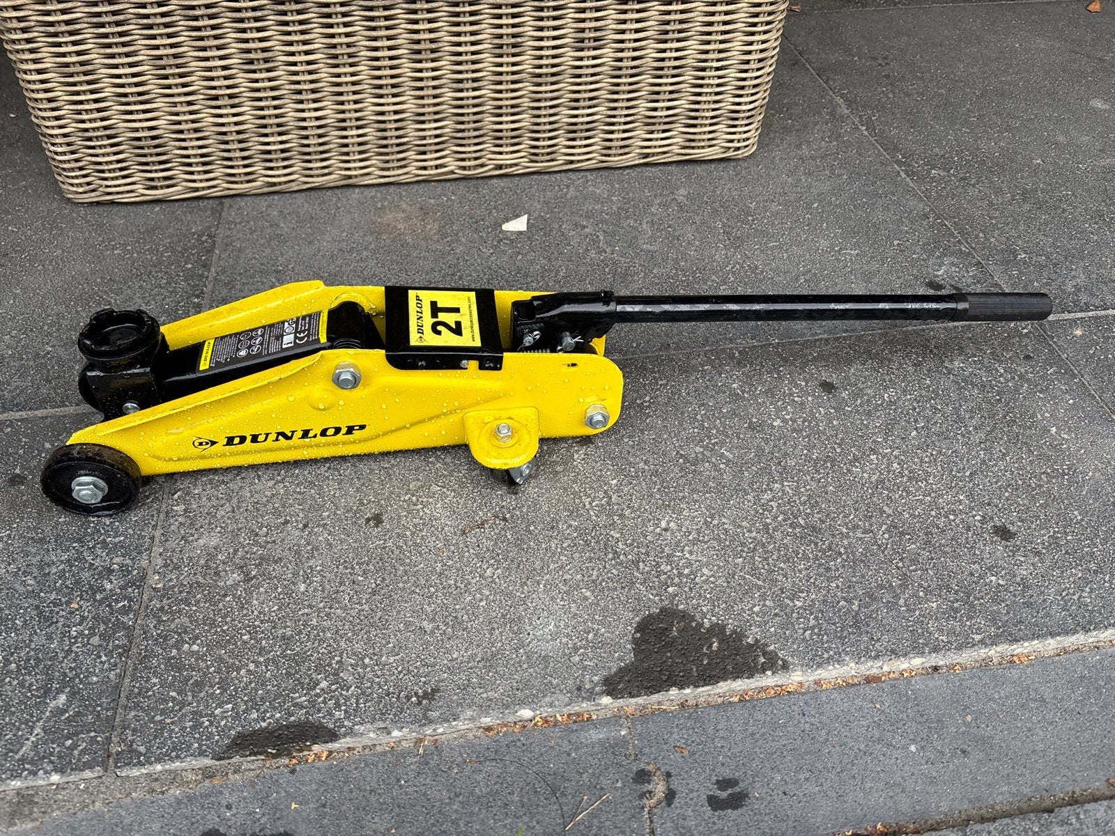 Dunlop Garagekrik 2T - Zo goed als nieuw, Auto diversen, Ophalen, Zo goed als nieuw, Hydraulisch, Garagekrik