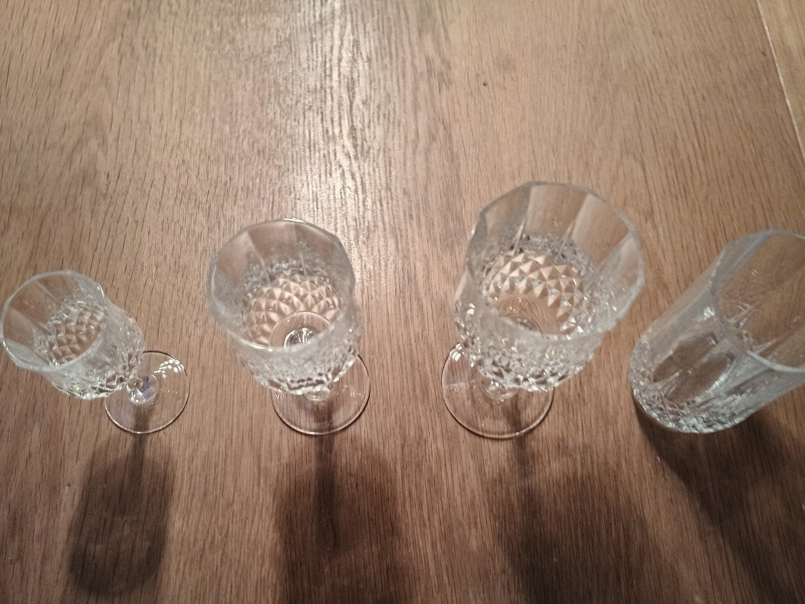 24-delig kristallen glasservies - Diverse glazen, Ophalen, Zo goed als nieuw