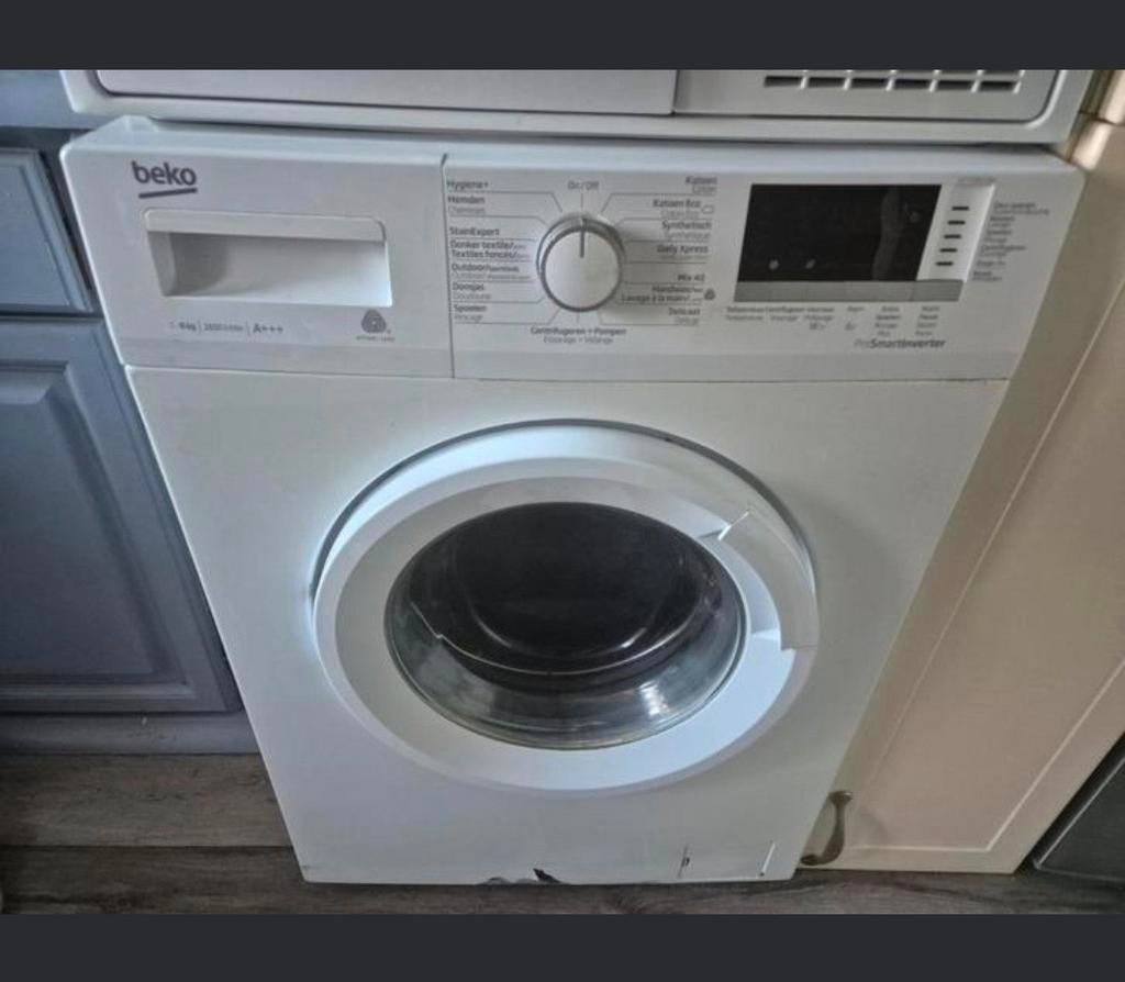 goed werkende Beko wasmachine met een inhoud van 8 kg en 160, Witgoed en Apparatuur, Wasmachines, Ophalen of Verzenden, Gebruikt