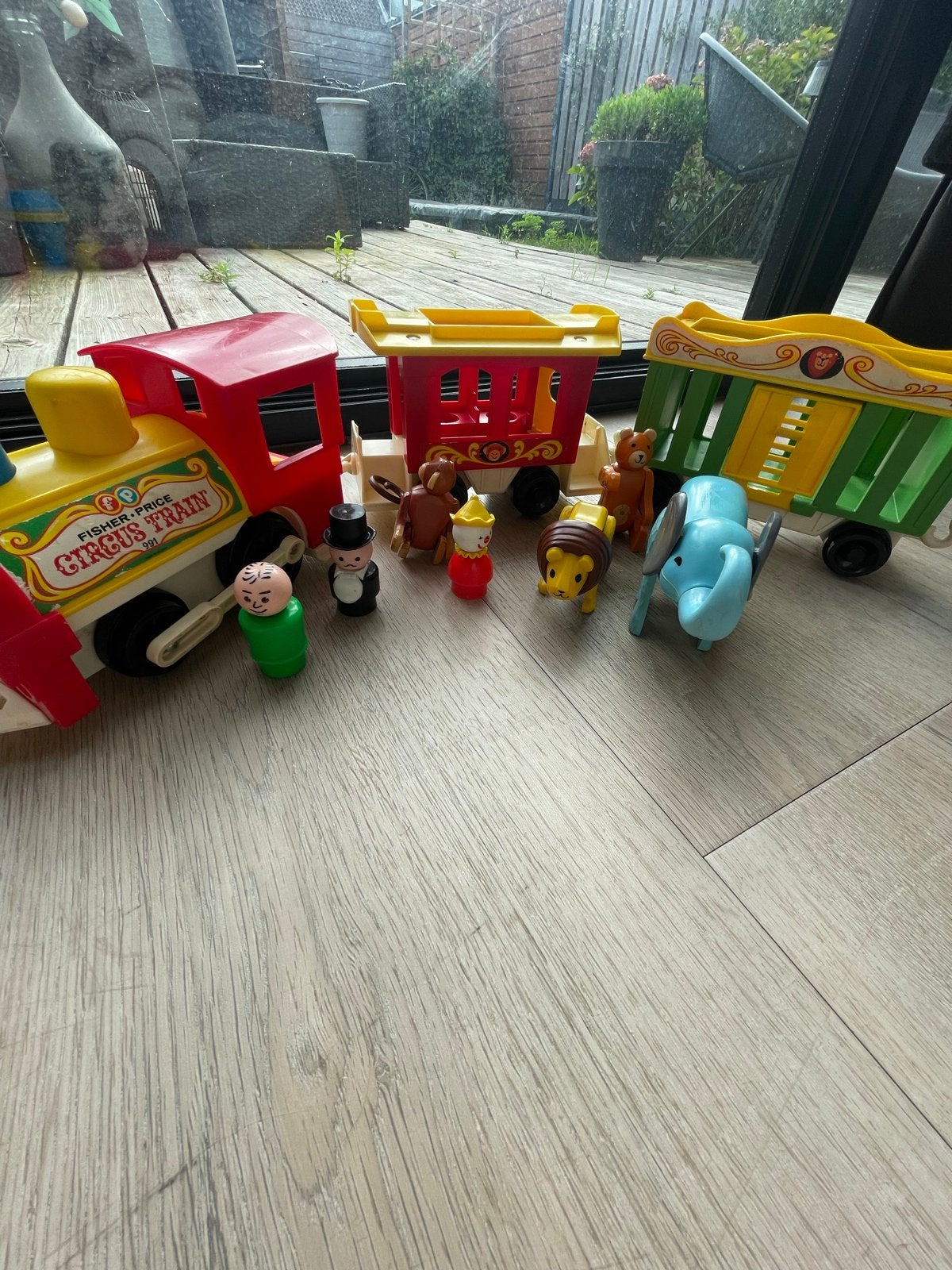 Fisher-Price Circus Trein met figuren en dieren, Ophalen of Verzenden, Gebruikt, Jongen of Meisje