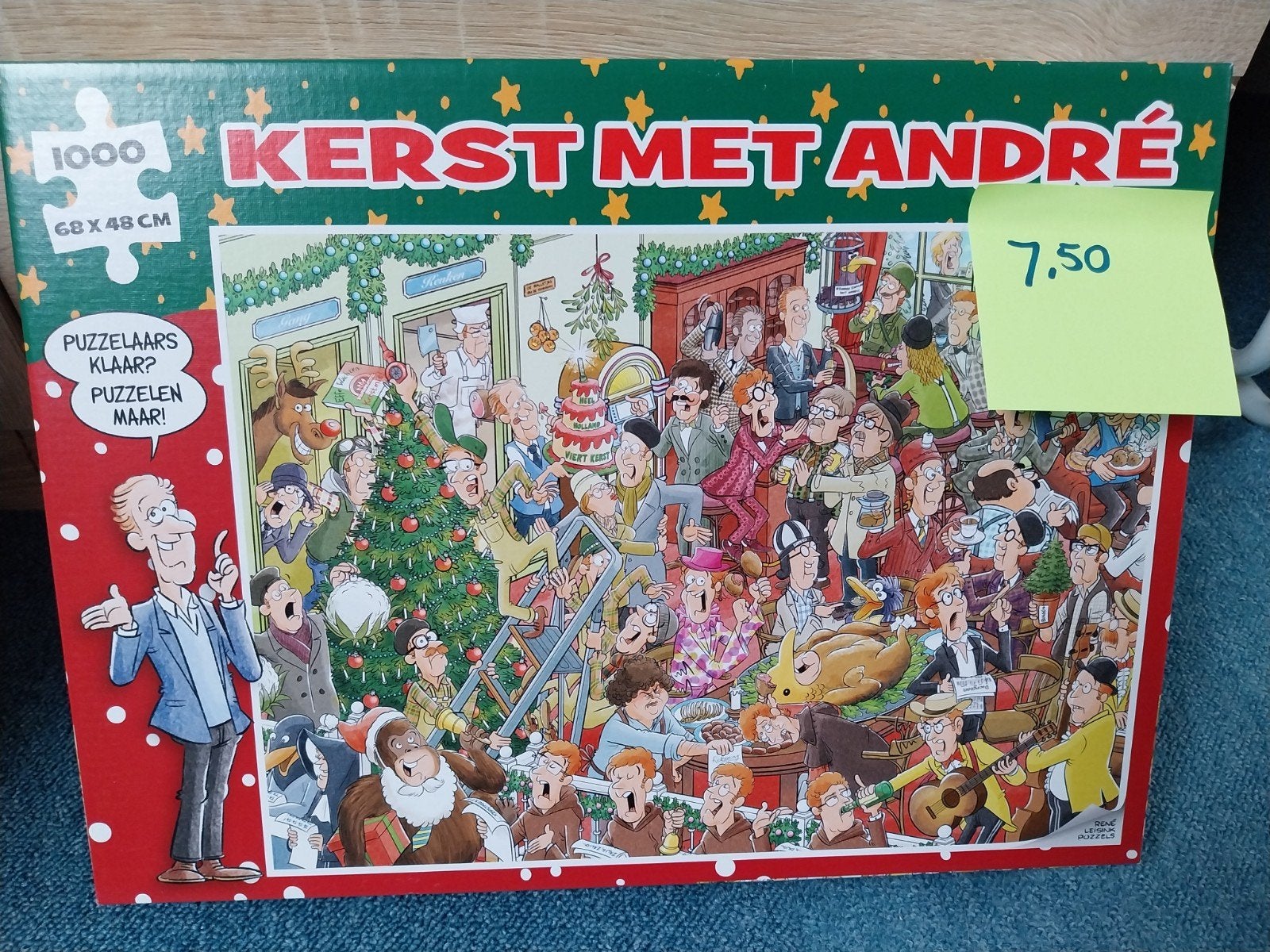 kerst puzzels, Ophalen, 500 t/m 1500 stukjes, Zo goed als nieuw