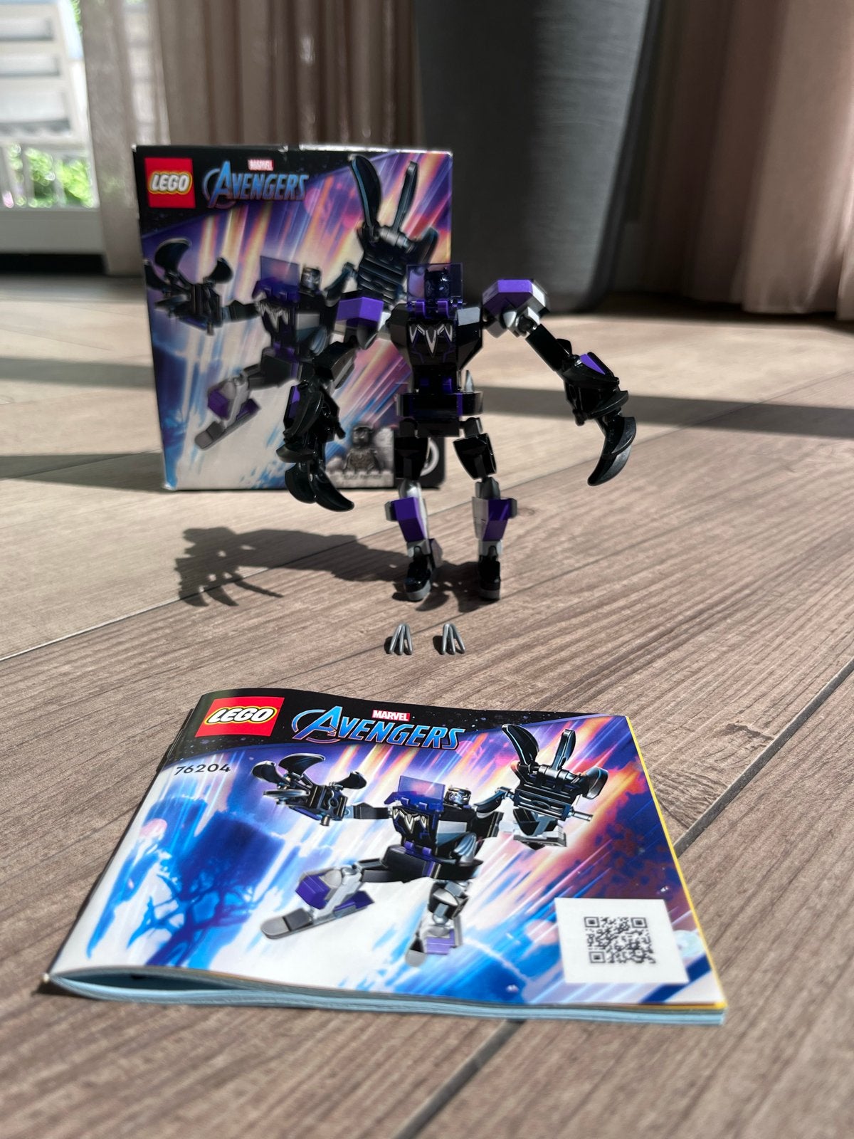 LEGO Marvel Black Panther Mech Armor 76204, Marvel, Lego, Ophalen of Verzenden, Zo goed als nieuw