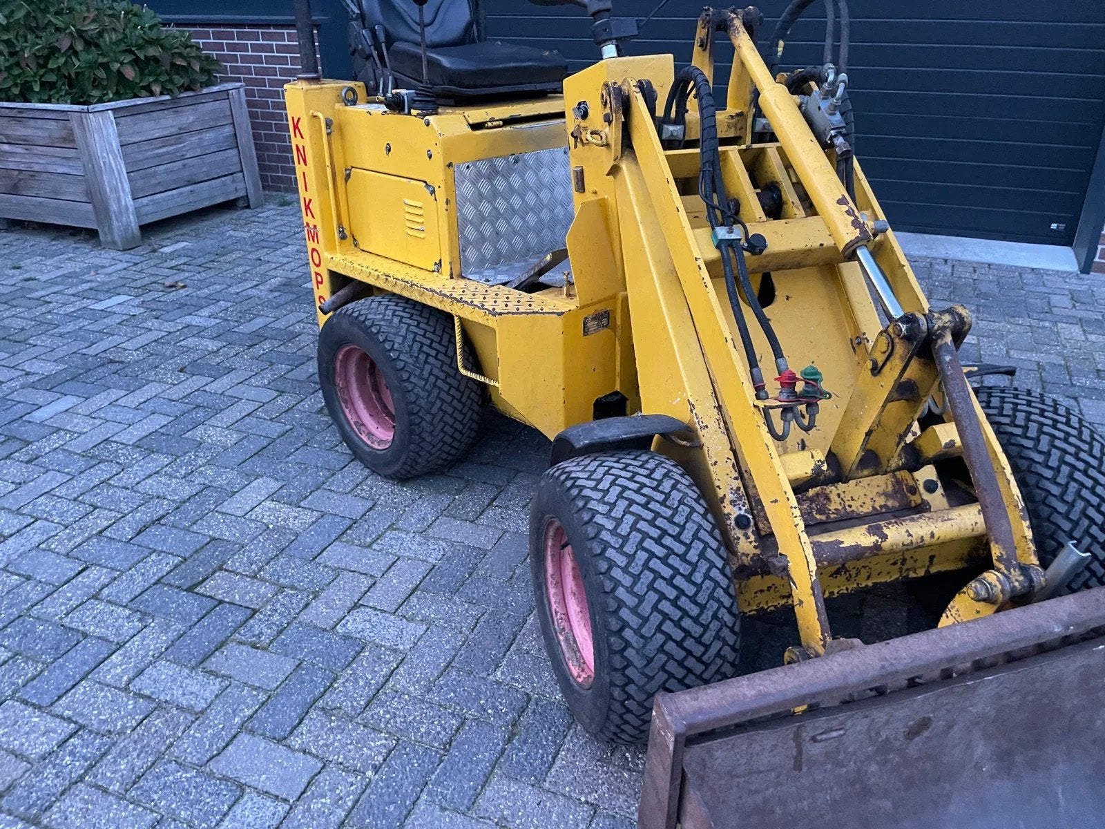 Knikmops 90 mini shovel - KM 90 - Giant Weidemann Schaffer, Wiellader of Shovel