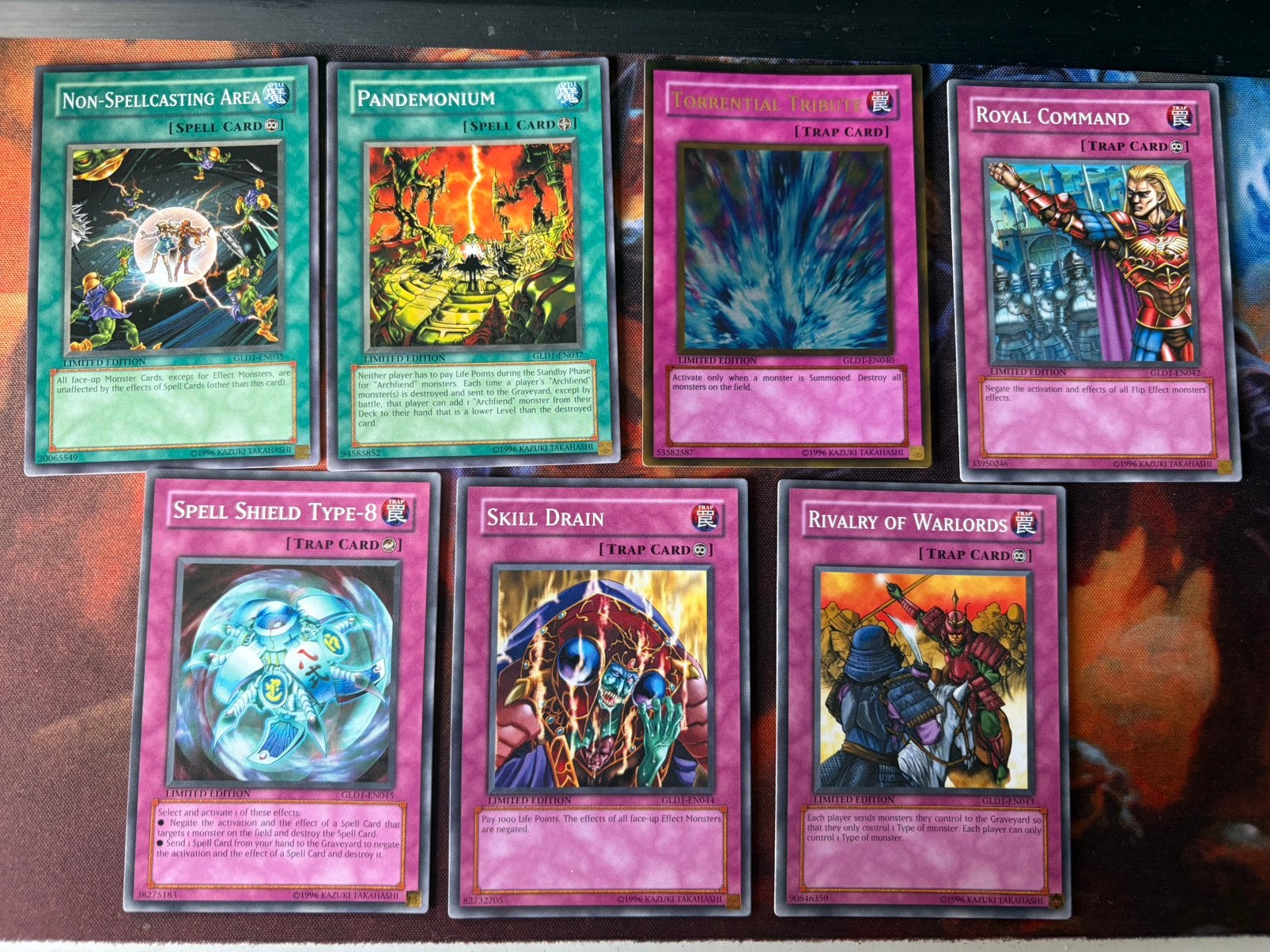 Yugioh GLD1 Serie, Verzenden, Zo goed als nieuw, Meerdere kaarten