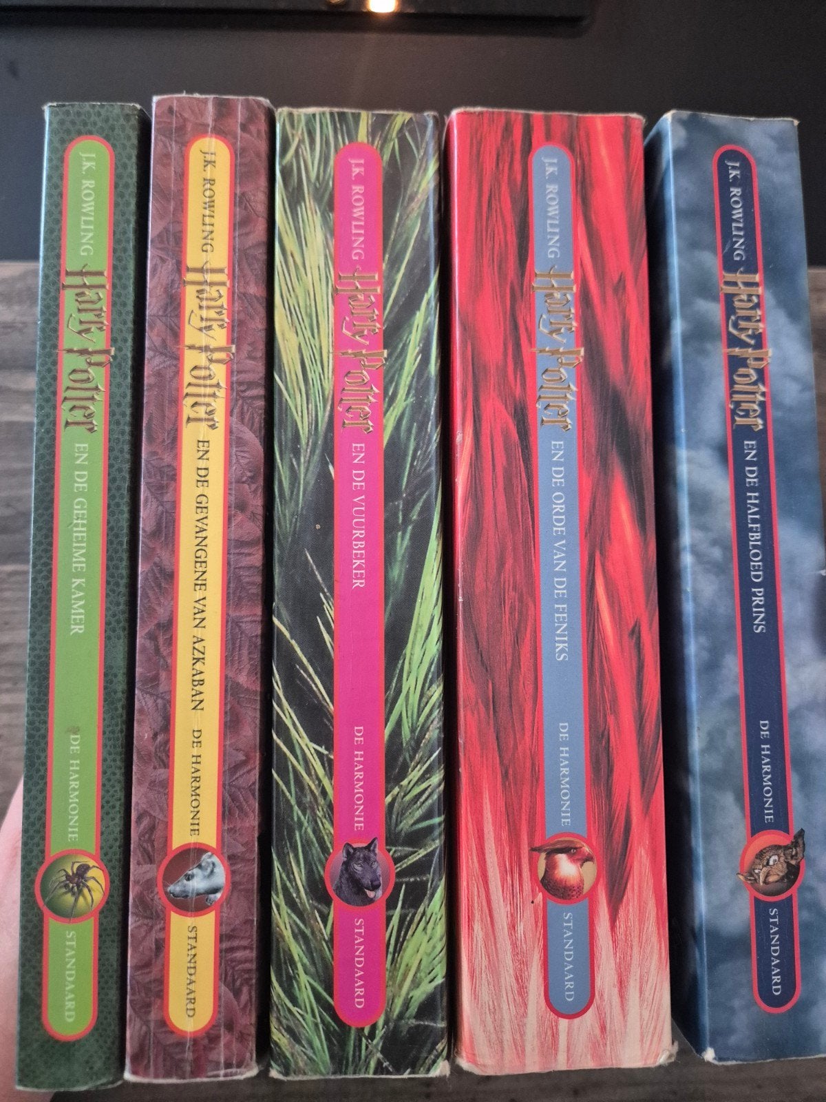 Harry Potter boekenreeks - Deel 2 t/m 6, Verzamelen, Ophalen of Verzenden, Gebruikt, Boek of Poster