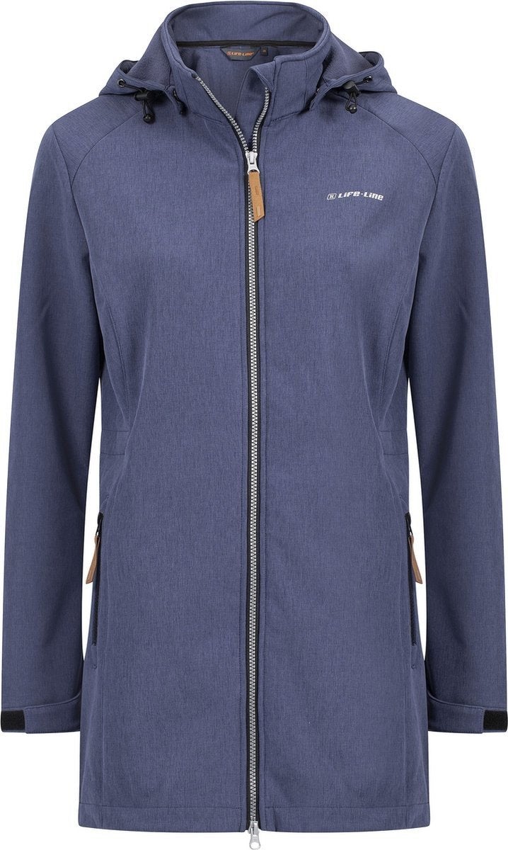 Life-Line Kya Softshell Jas Dames - Blauw M/L, Blauw, Maat 42/44 (L), Ophalen of Verzenden, Zo goed als nieuw