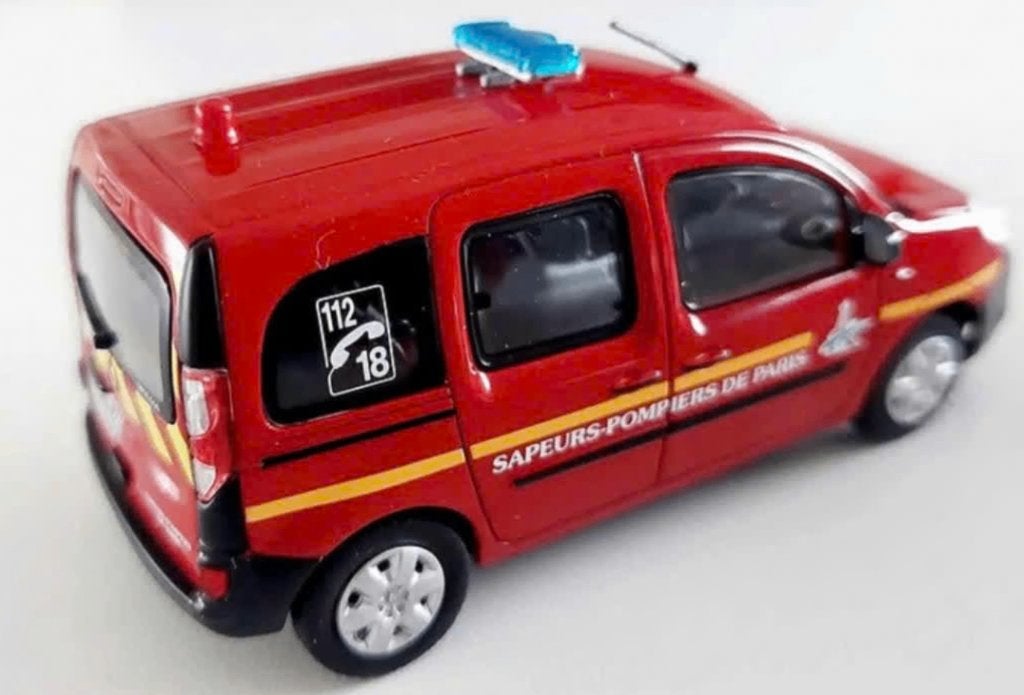 Renault Kangoo II SPVL BSPP BRANDWEER schaal 1/43 # 76, Hobby en Vrije tijd, Verzenden, Nieuw, Auto, Overige merken
