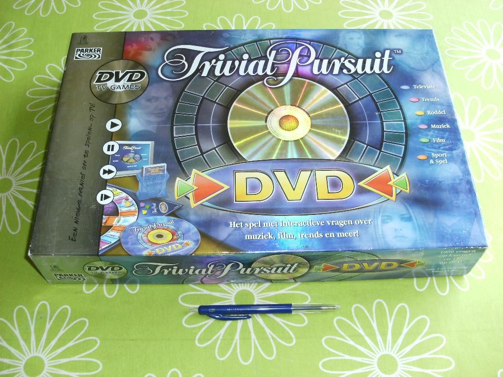 Trivial Pursuit DVD editie, Hobby en Vrije tijd, Gezelschapsspellen | Bordspellen, Vijf spelers of meer, Ophalen of Verzenden