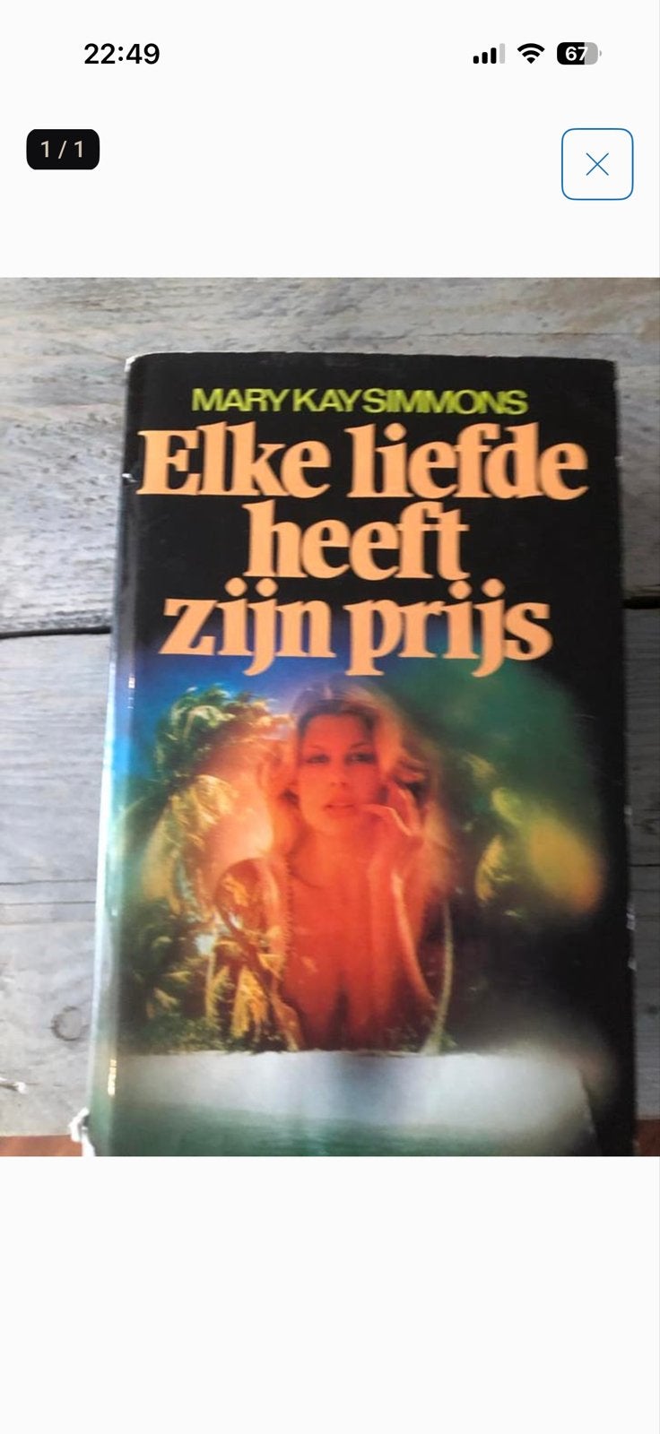 Elke liefde heeft zijn prijs - Mary Kay Simmons, Ophalen, Gelezen, Wereld overig
