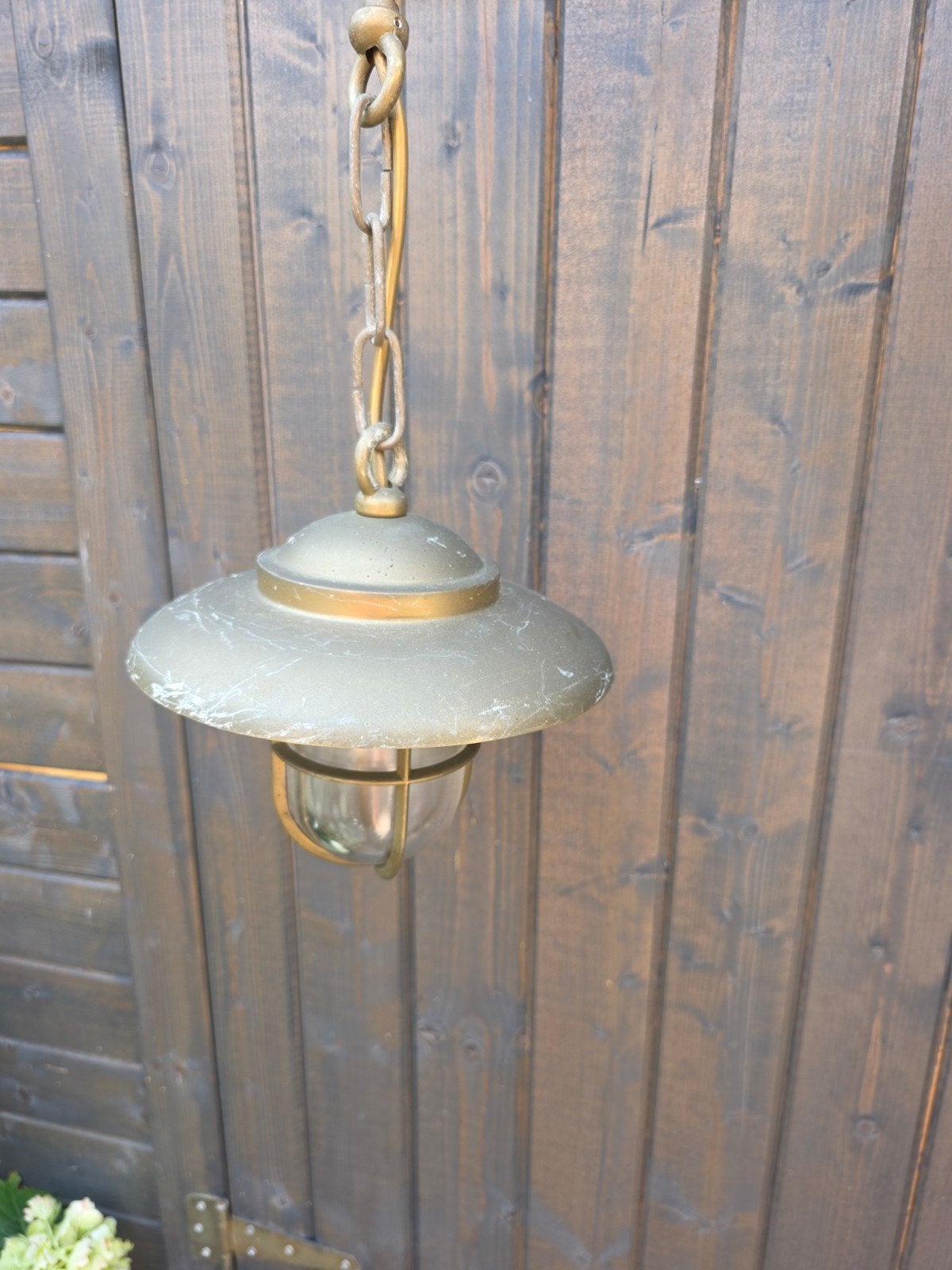 messing hanglamp., Watersport en Boten, Ophalen