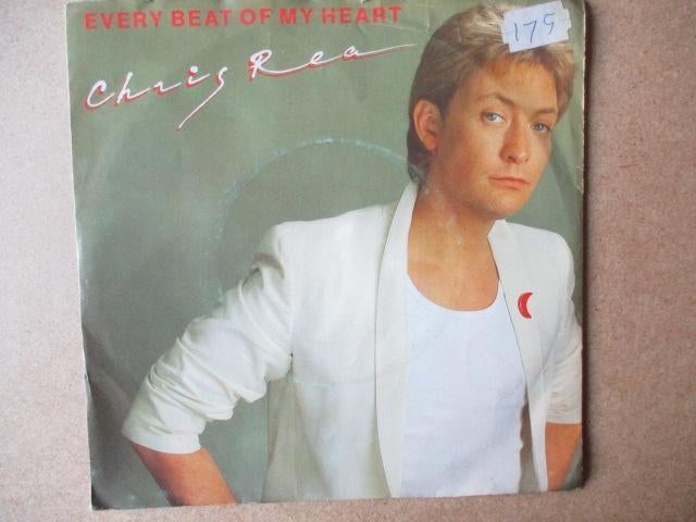 s4037 chris rea - every beat of my heart, Ophalen, Gebruikt, Overige genres, 7 inch