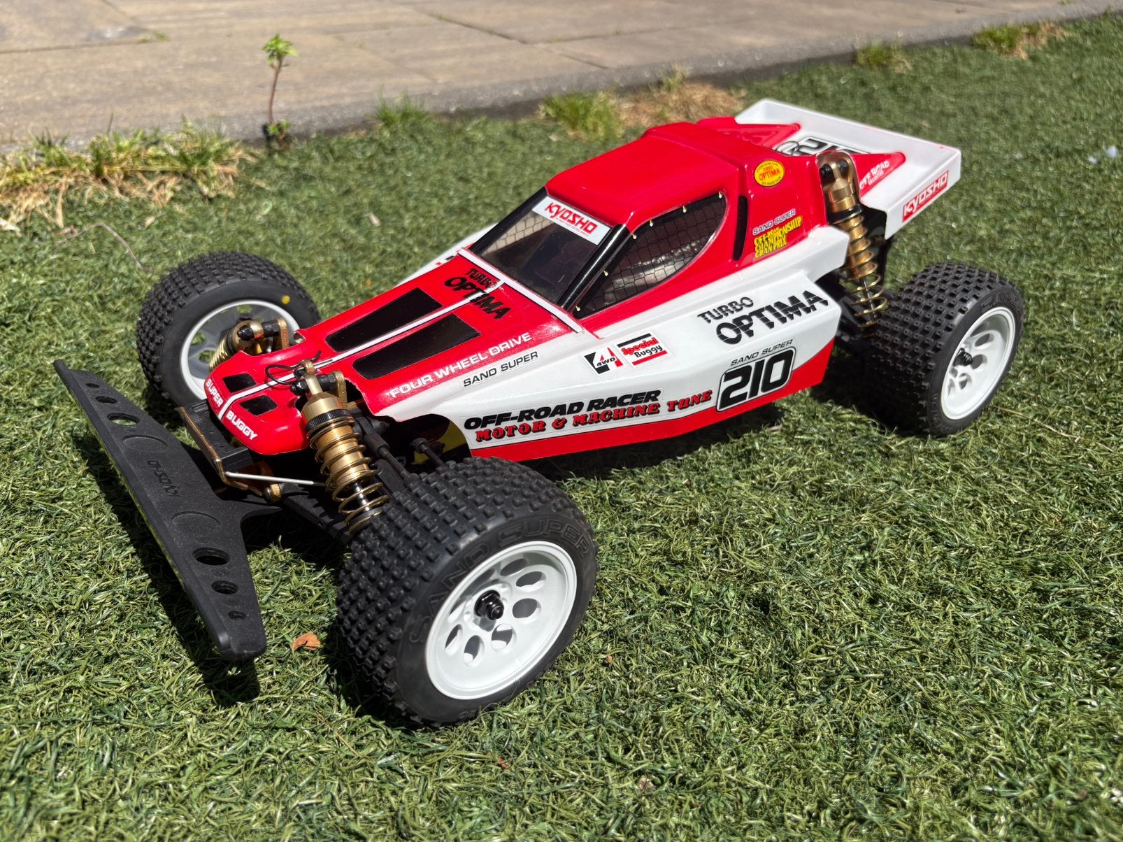 Kyosho Turbo Optima rere, Hobby en Vrije tijd, Elektro, Nieuw, Ophalen of Verzenden, Schaal 1:10