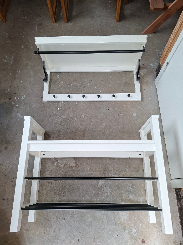 IKEA Hemnes kapstok + schoenenrek, Huis en Inrichting, Woonaccessoires | Kapstokken, Gebruikt, Minder dan 100 cm, Hout, Ophalen