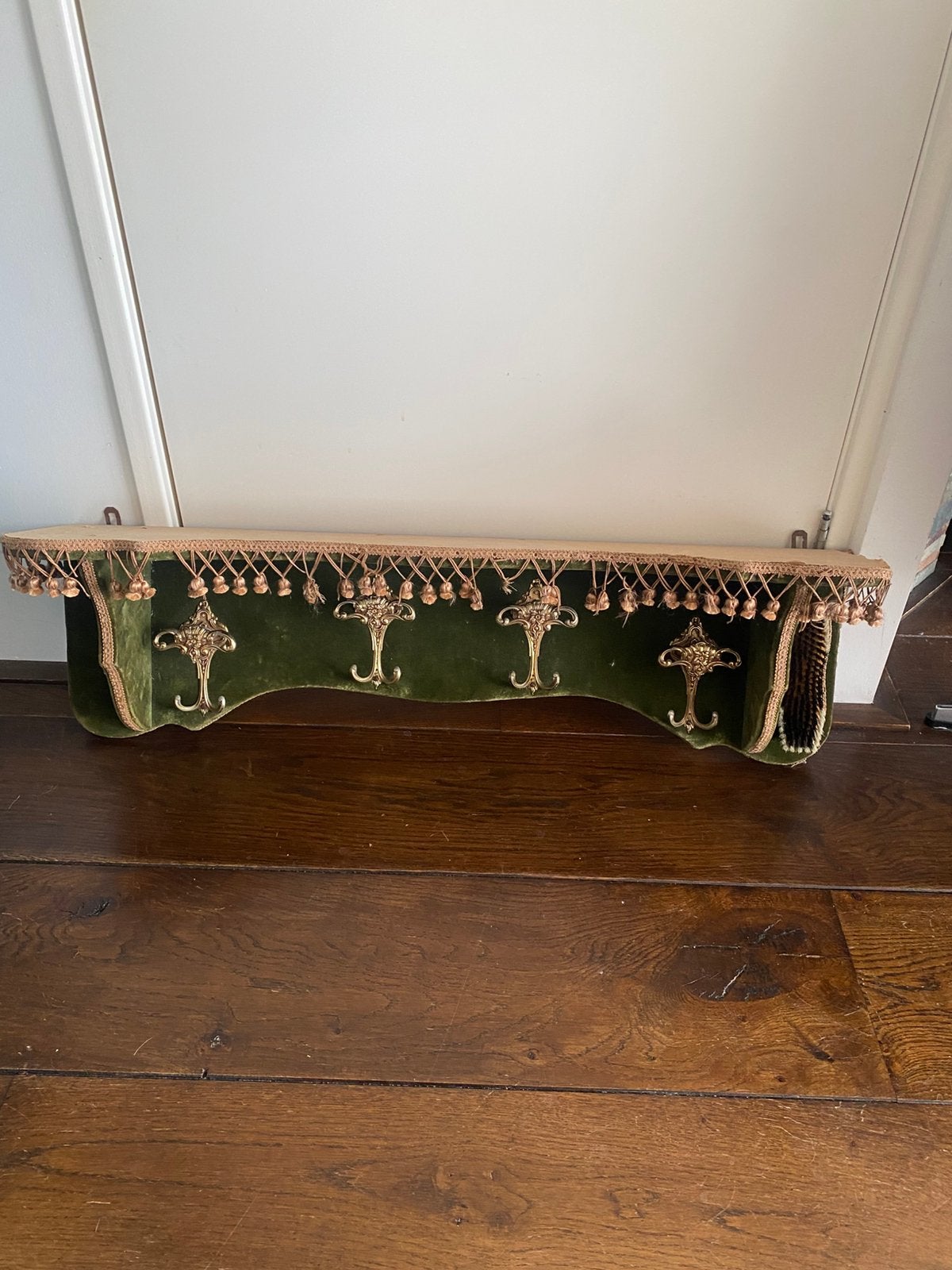 Vintage 4 x stoelen, Wandkapstok, Ophalen of Verzenden, Zo goed als nieuw, Minder dan 100 cm